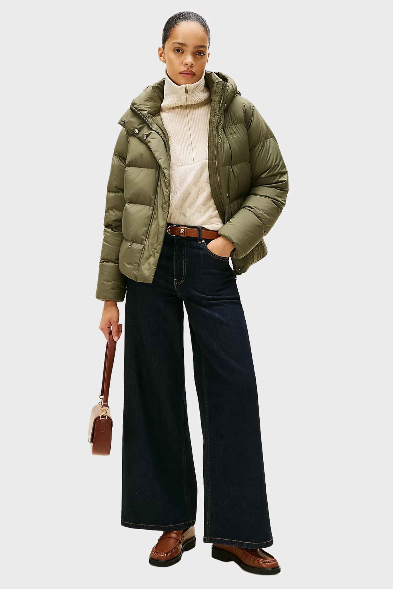 Женская оливковая куртка MODERN 2