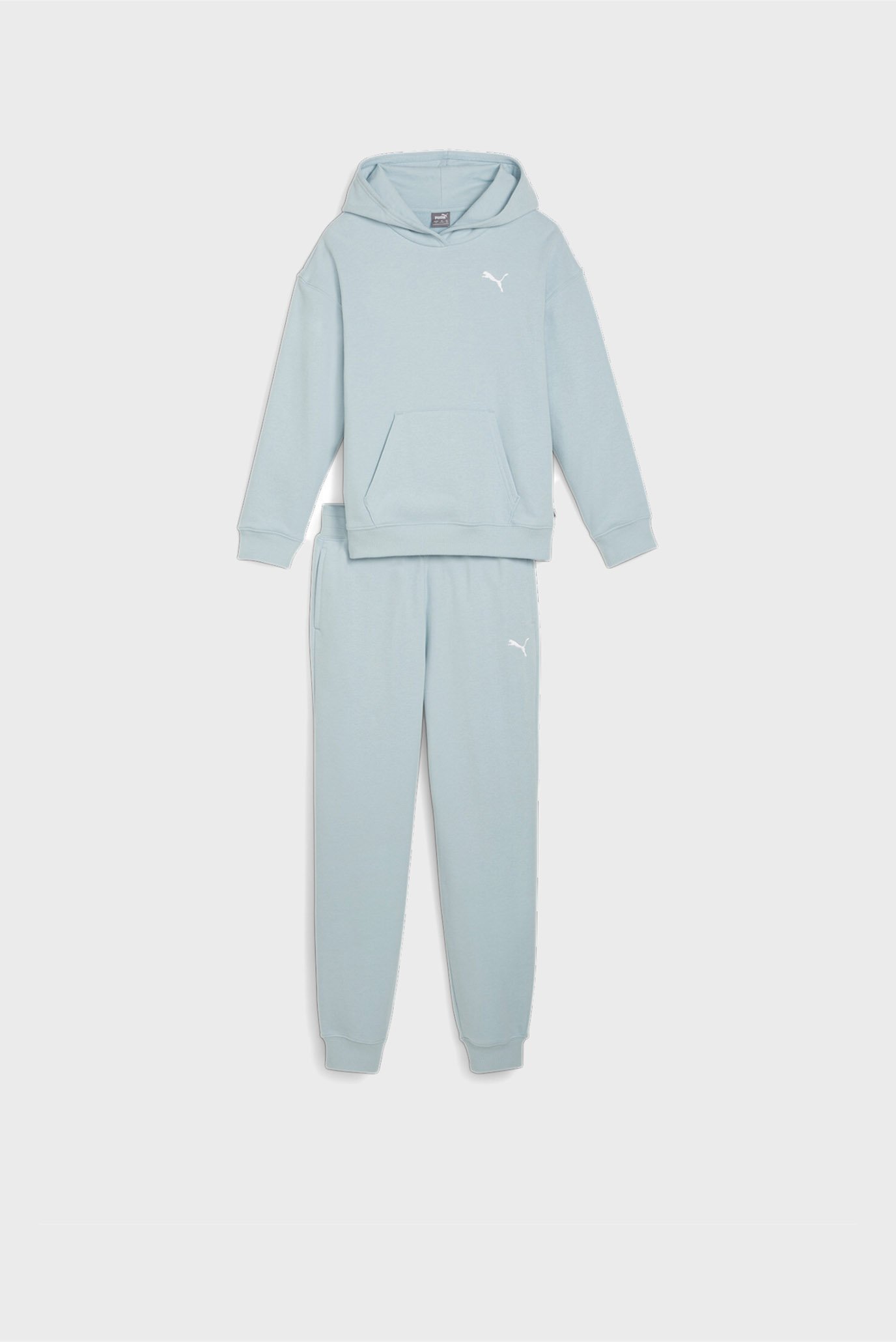 Дитячий блакитний спортивний костюм (худі, штани) Girls' Loungewear Suit 1
