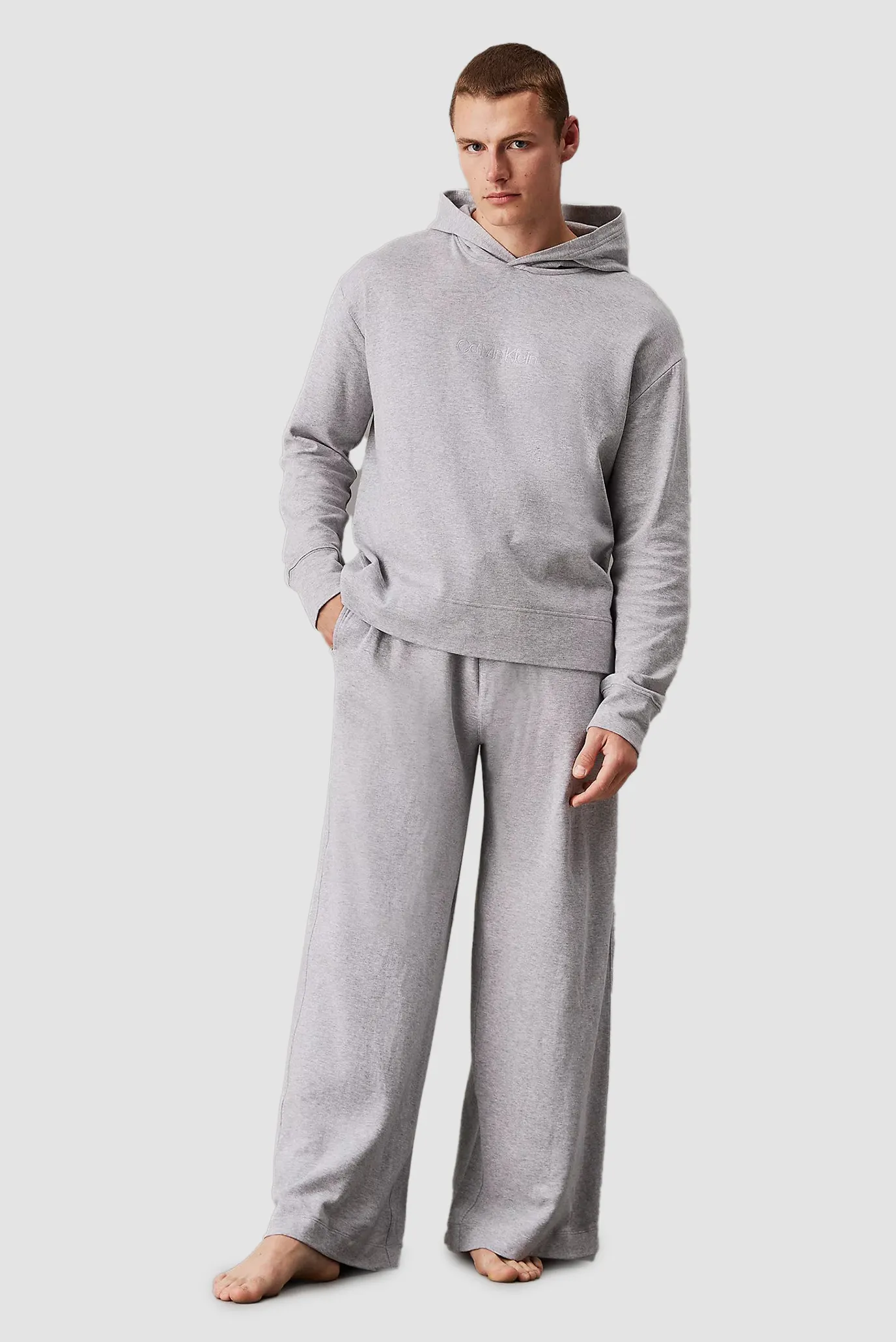 Мужское серое худи 2