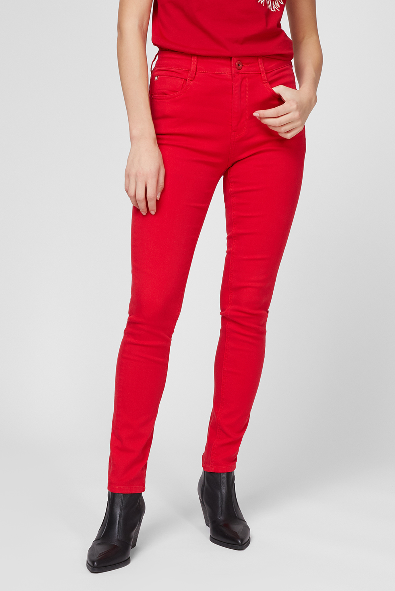 Жіночі червоні брюки 1