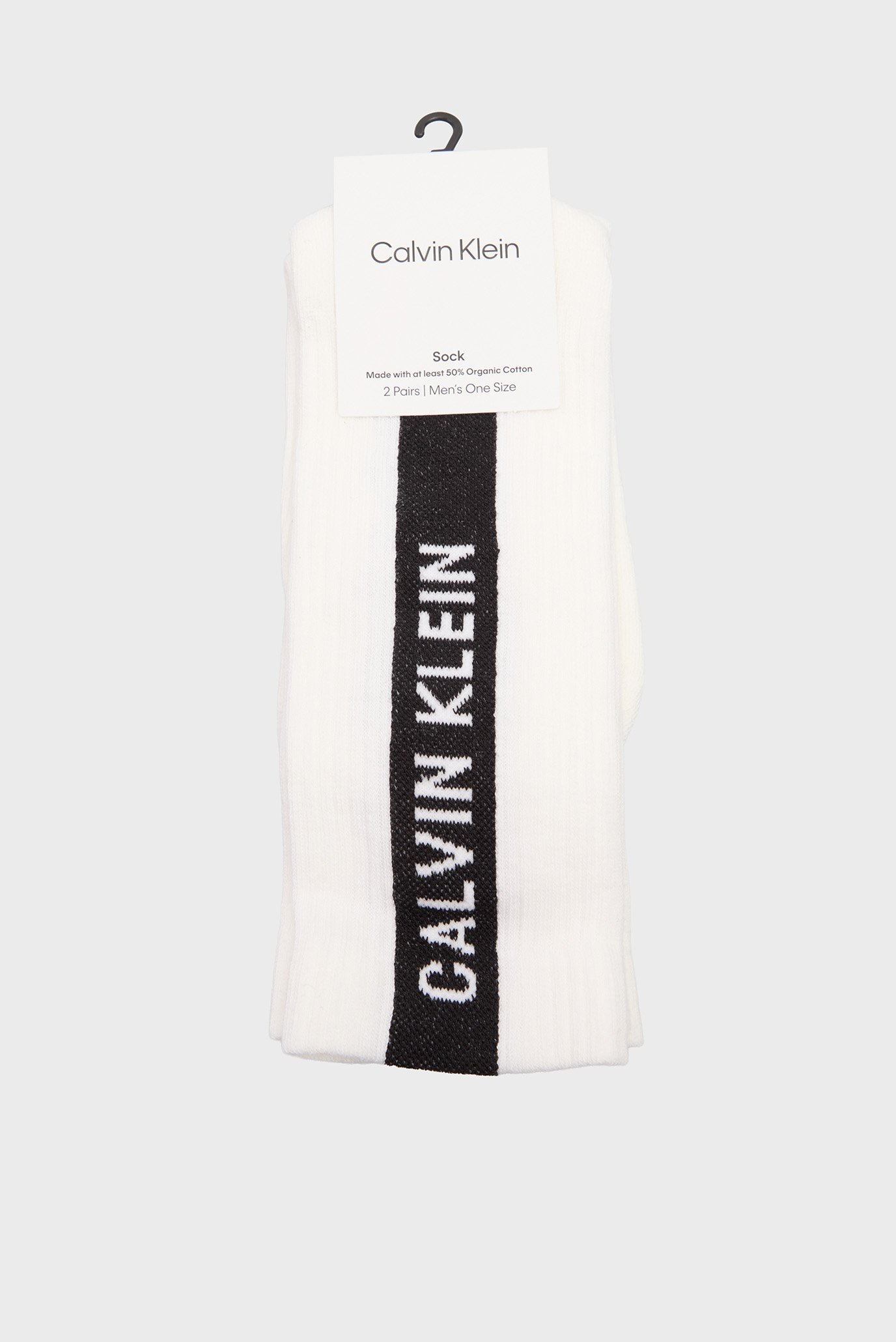 Мужские белые носки (2 пары) BACK Белый ONESIZE Calvin Klein Jeans 701235977 Мужские белые носки (2 пары) BACK Белый ONESIZE Calvin Klein Jeans 701235977
