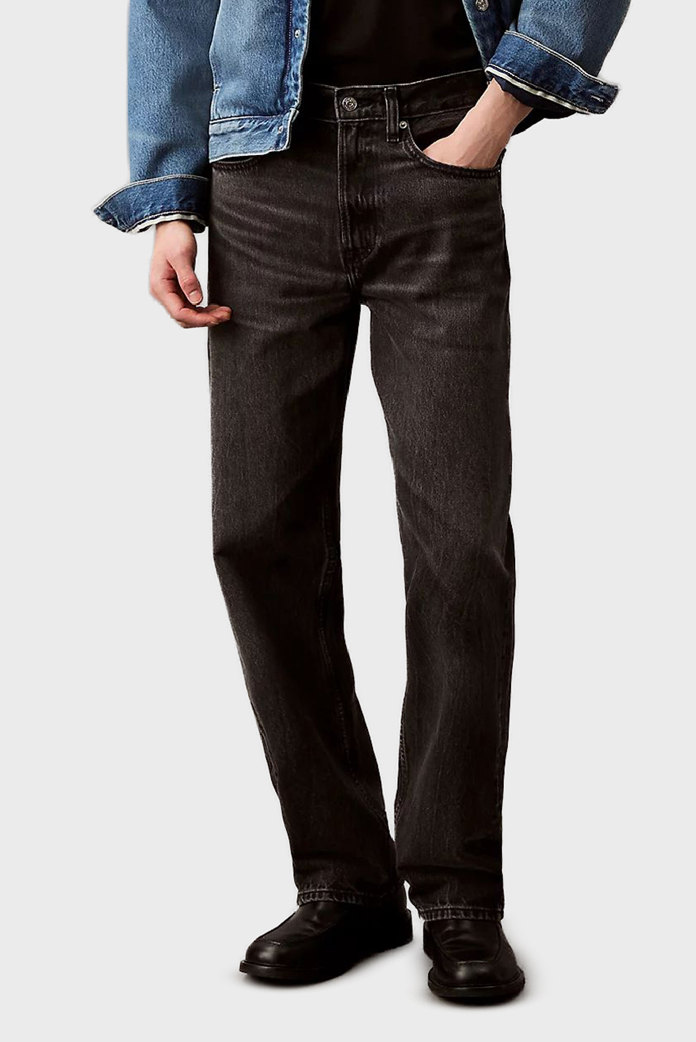Мужские черные джинсы 90S STRAIGHT Черный 29-32 Calvin Klein Jeans LV04RB705G Мужские черные джинсы 90S STRAIGHT Черный 29-32 Calvin Klein Jeans LV04RB705G