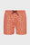 Мужские оранжевые плавательные шорты с узором