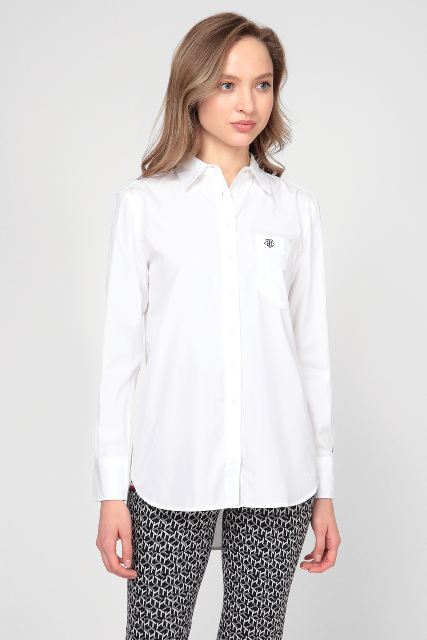 Женская белая рубашка DELIA 1