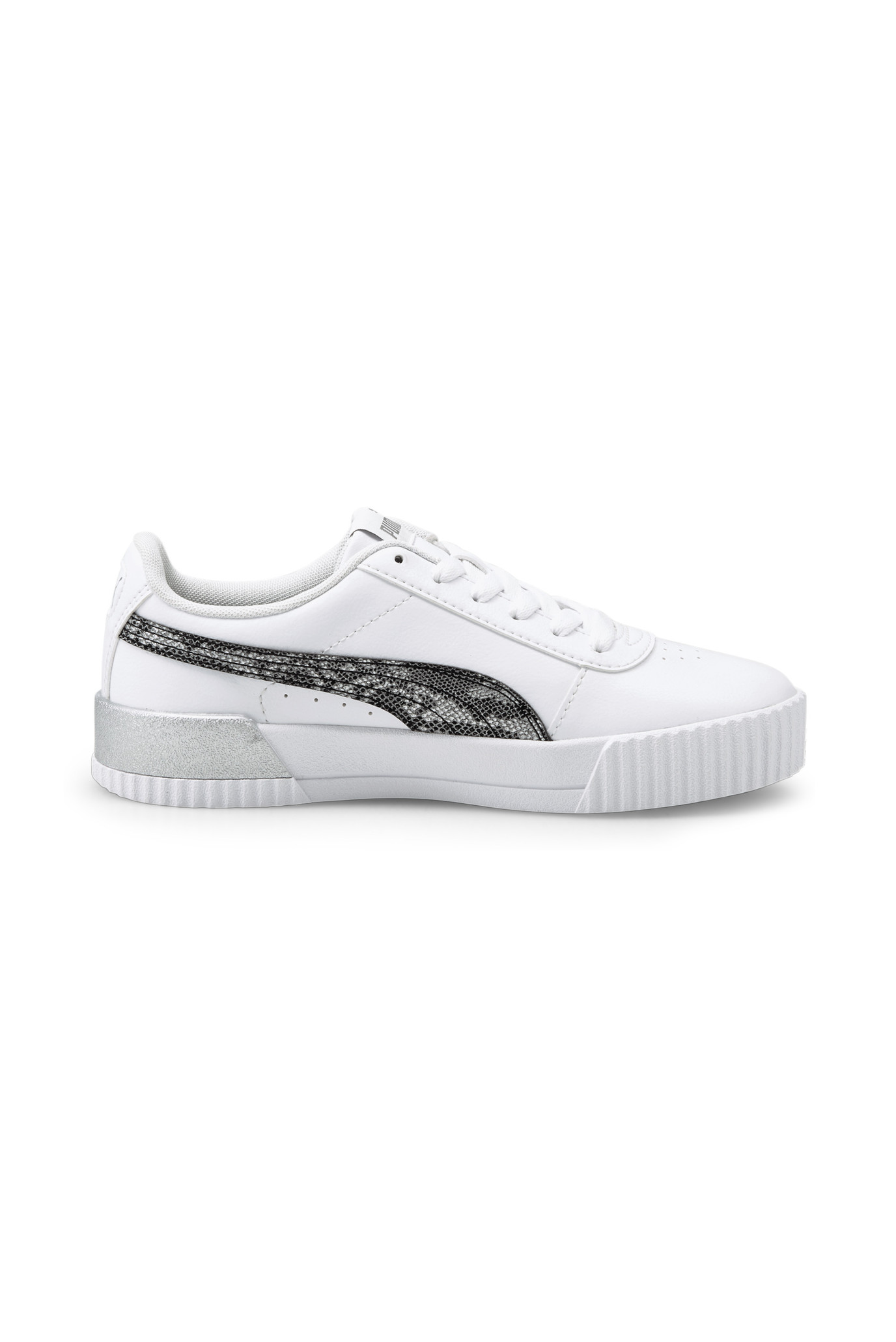 puma white carina untamed trainers