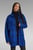 Женская синяя рубашка-пальто в клетку Regular BF