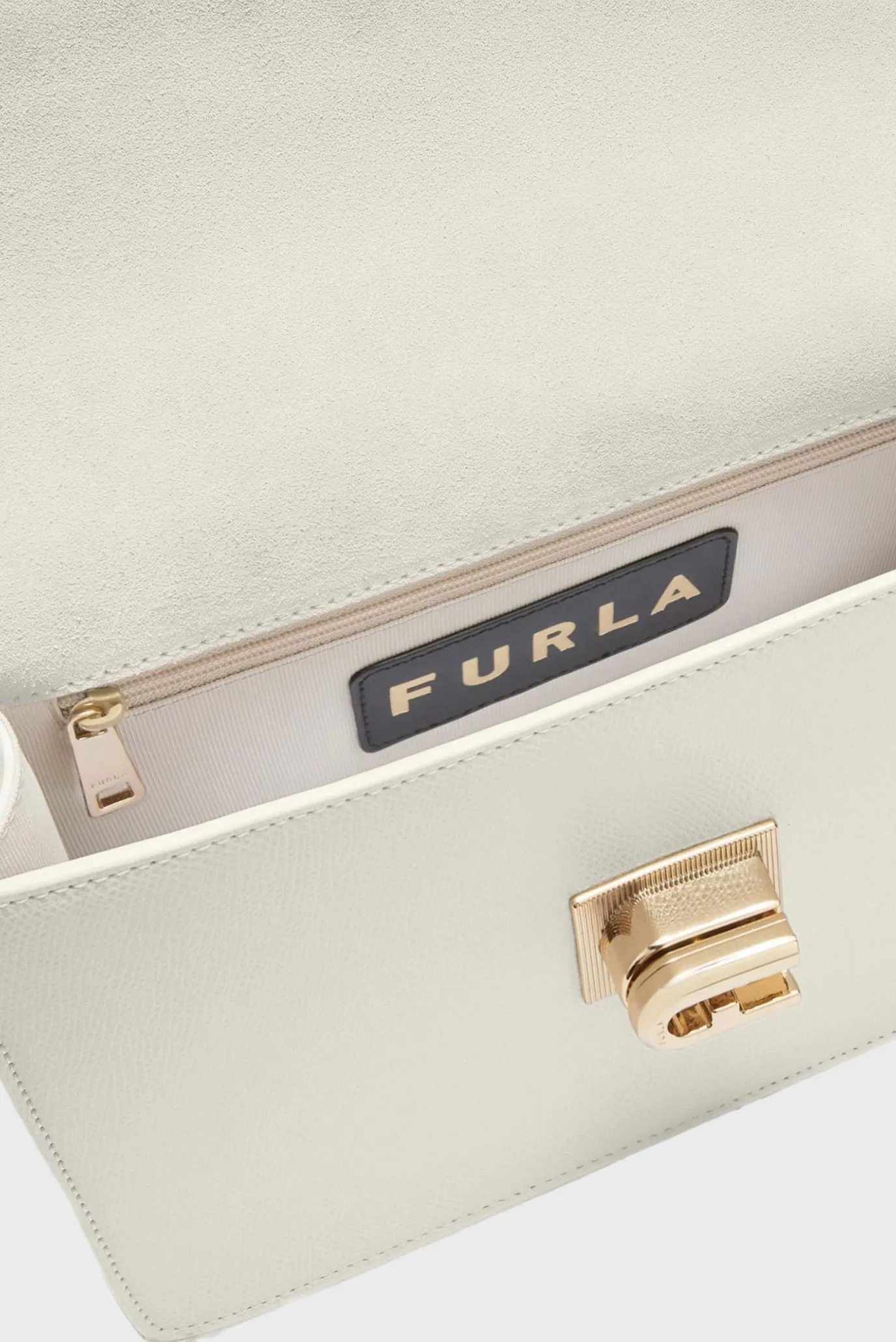 Женская белая кожаная сумка 2