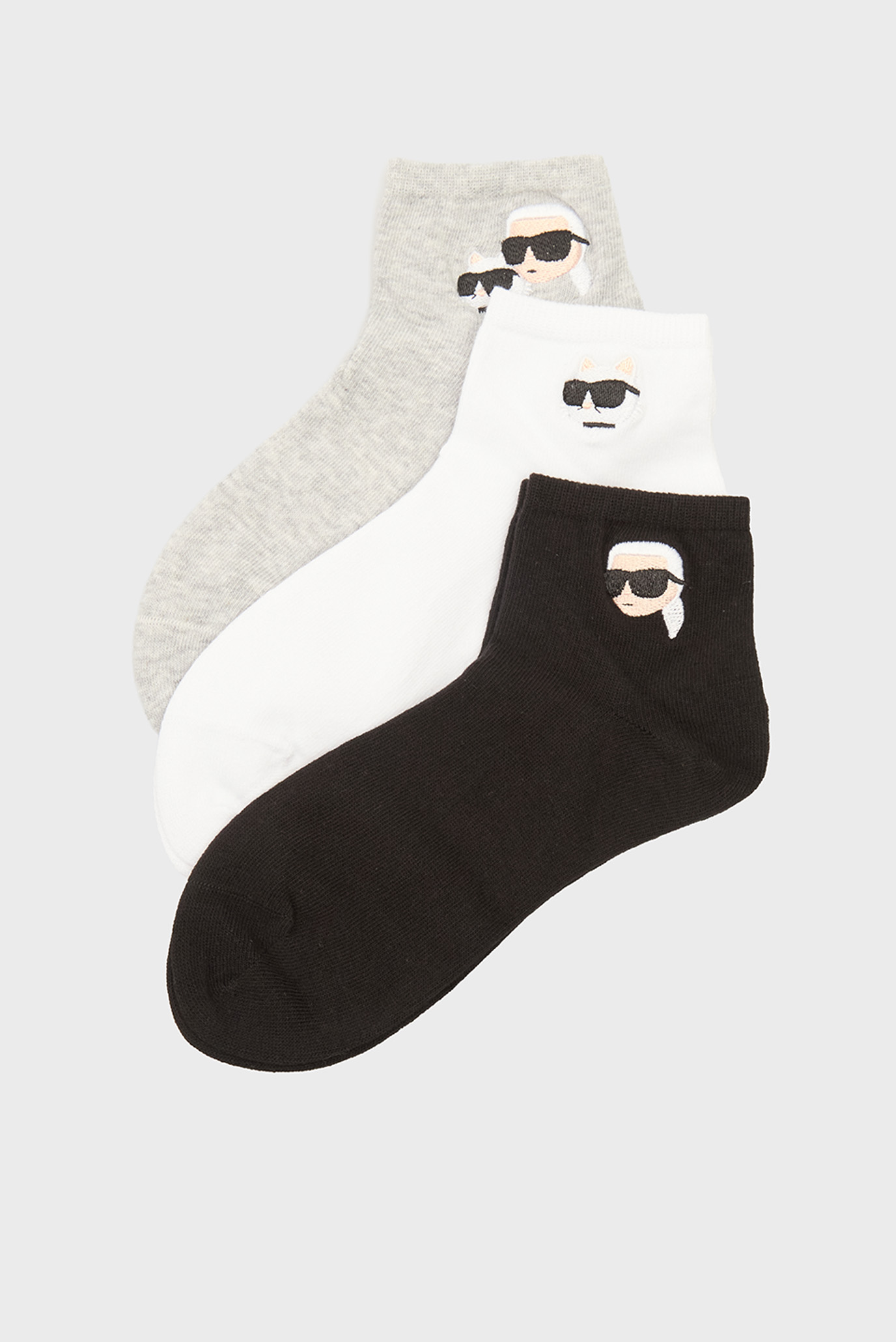 Женские носки (3 пары) ikon Разноцветный 39-42 Karl Lagerfeld A1W47077 Женские носки (3 пары) ikon Разноцветный 39-42 Karl Lagerfeld A1W47077