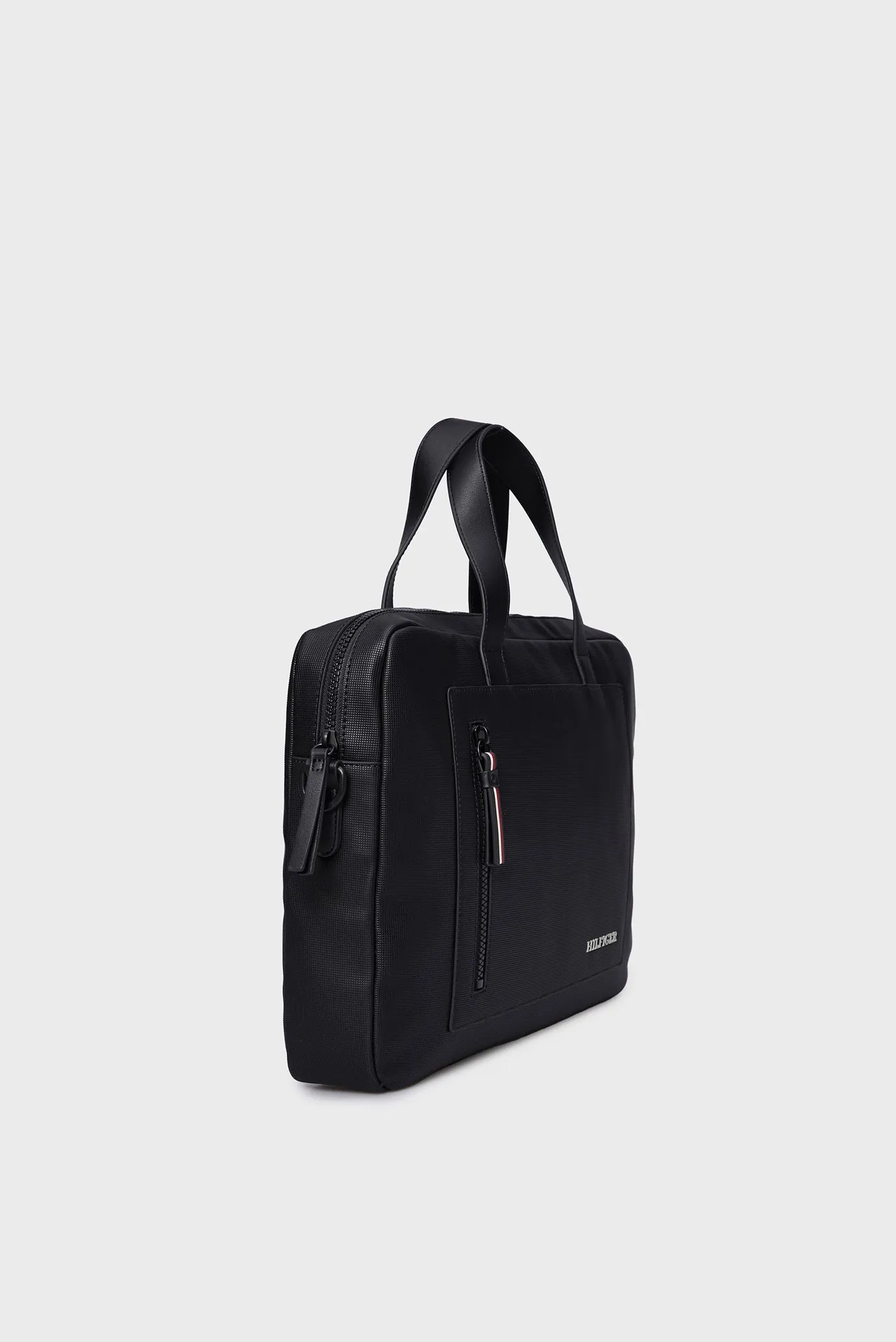 Чоловіча чорна сумка для ноутбука TH PIQUE SLIM COMPUTER BAG 3