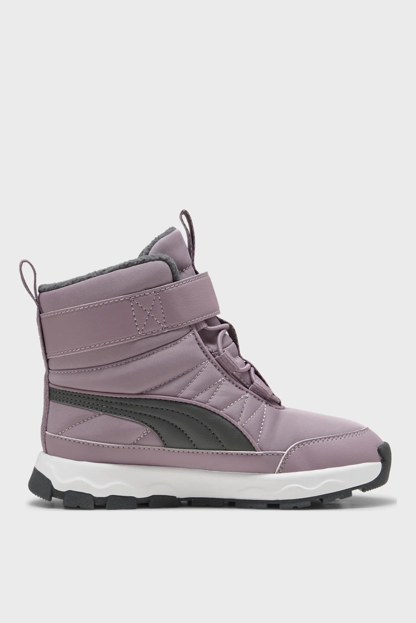 Детские сиреневые хайтопы PUMA Evolve Kids’ Boots 1