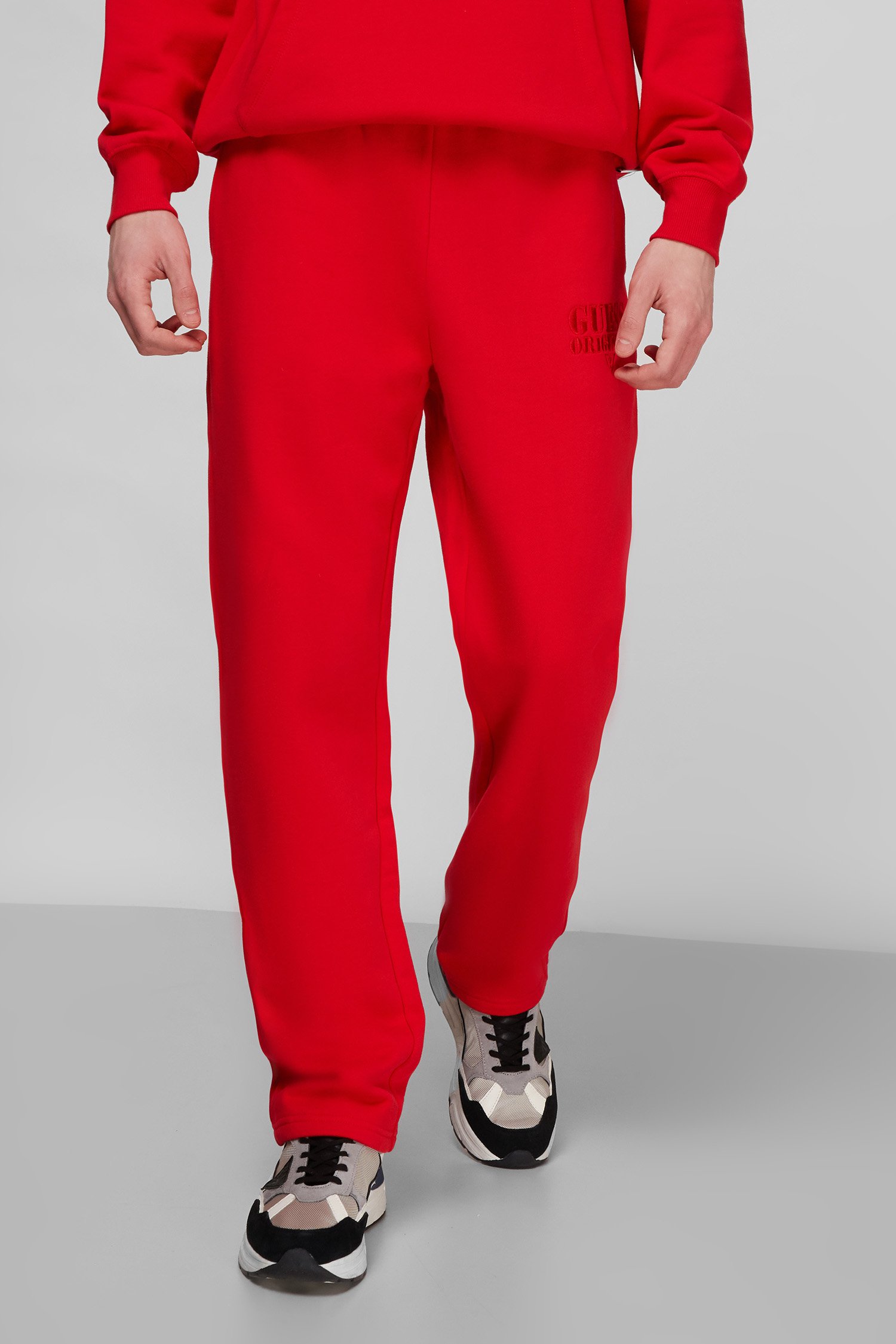 Мужские красные спортивные брюки 1