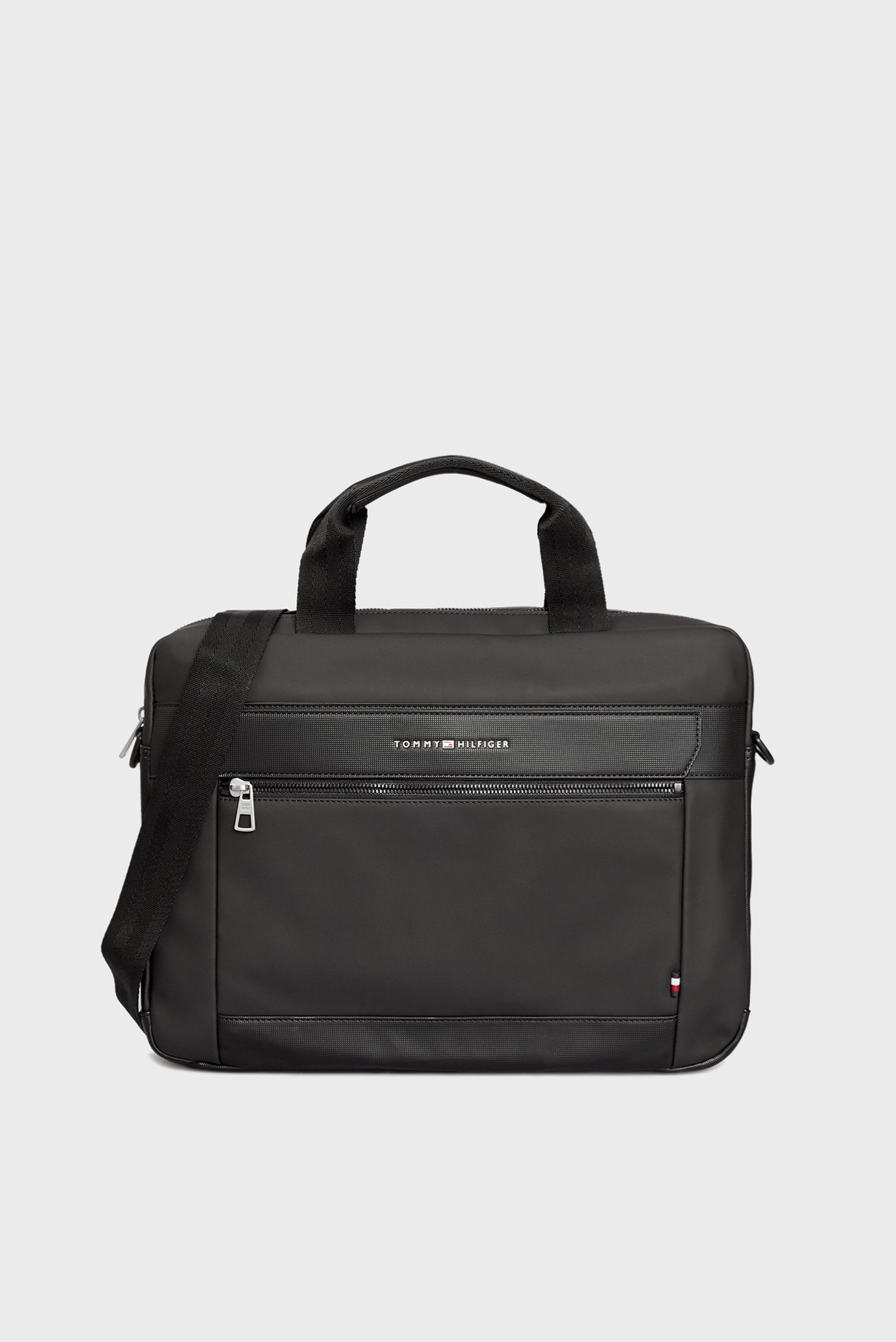 Чоловіча чорна сумка для ноутбука TH CASUAL SLIM COMPUTER BAG 1