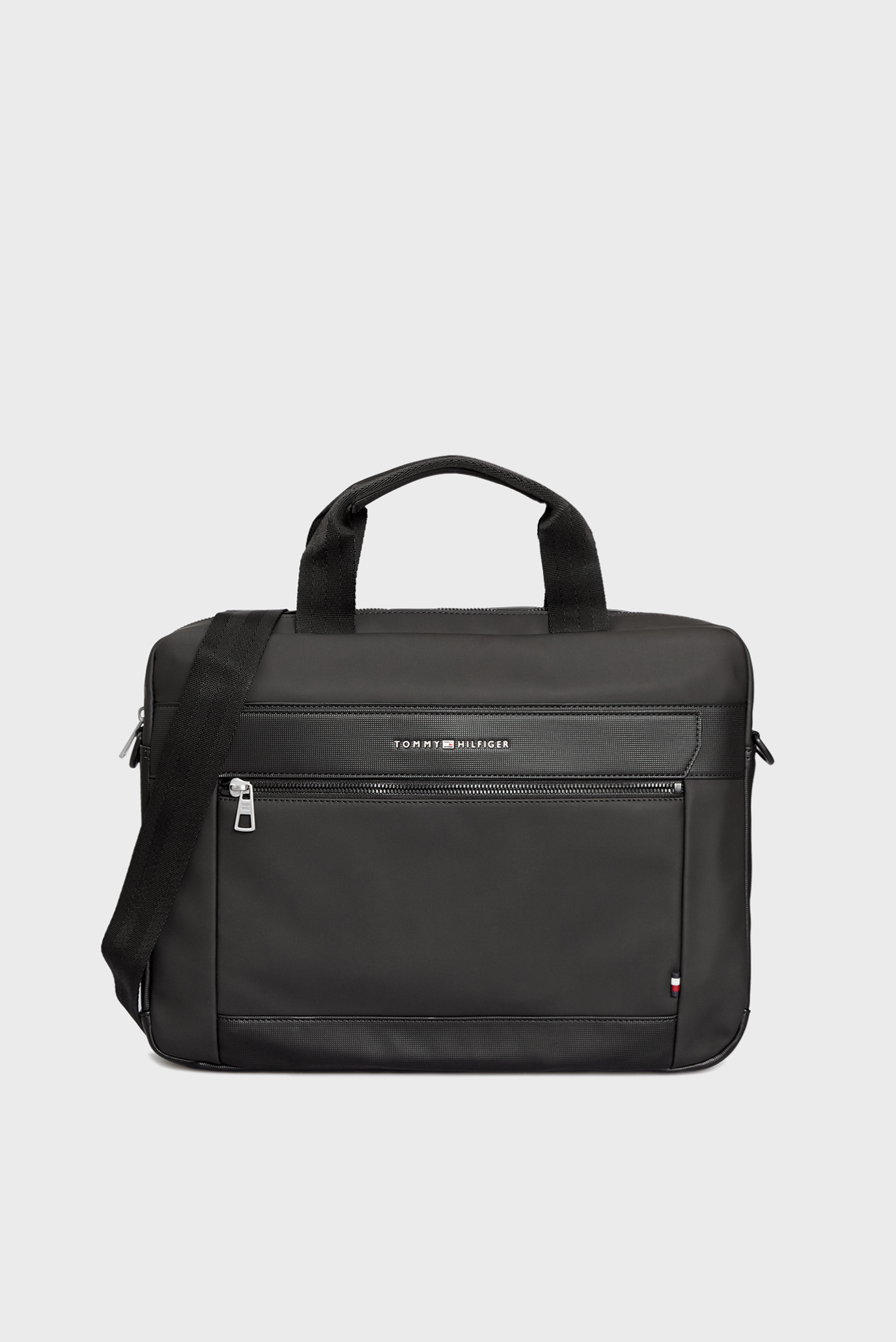 Мужская черная сумка для ноутбука TH CASUAL SLIM COMPUTER BAG 1