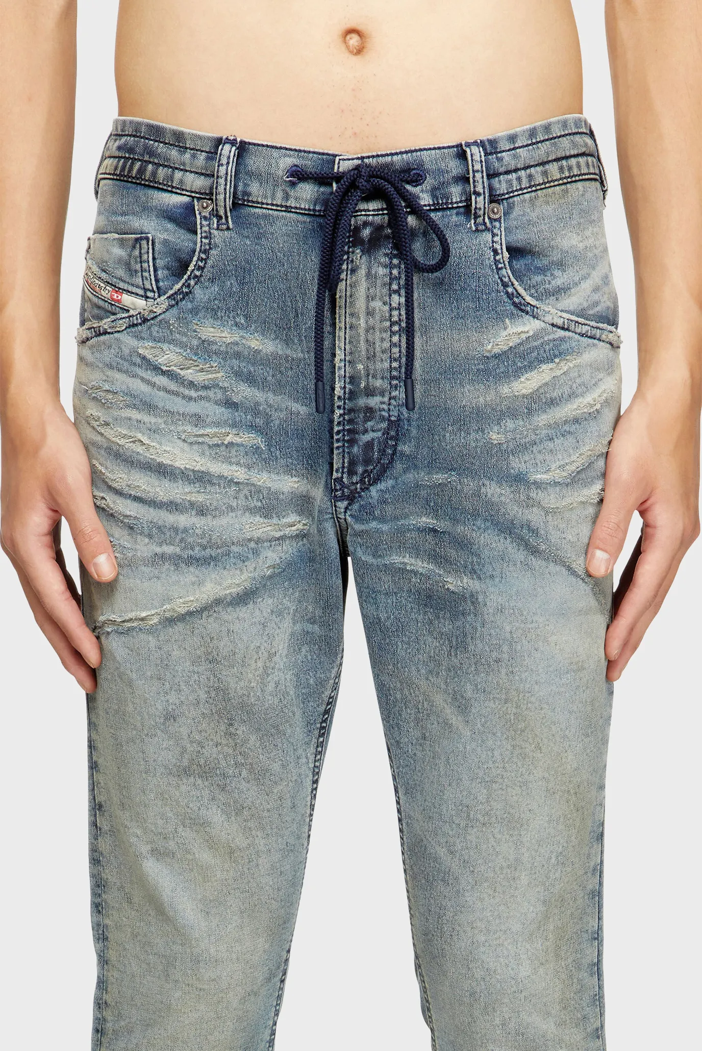 Мужские голубые джинсы 2032 D-KROOLEY-B JOGG 4