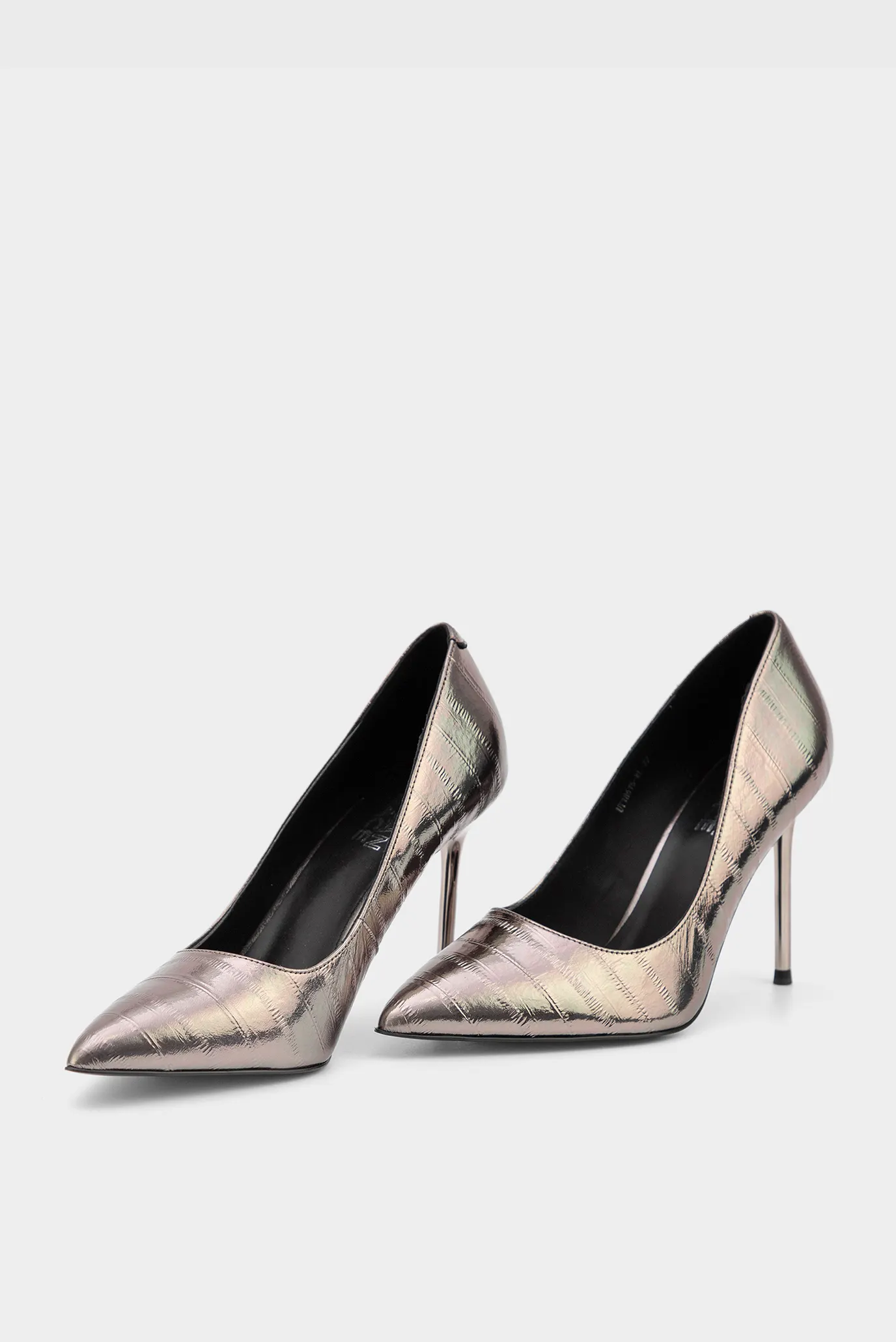 Жіночі бронзові шкіряні човники 5