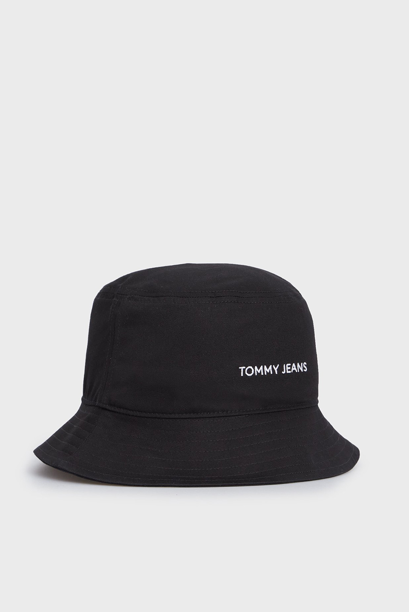 Женская черная панама TJW LINEAR LOGO BUCKET HAT 1