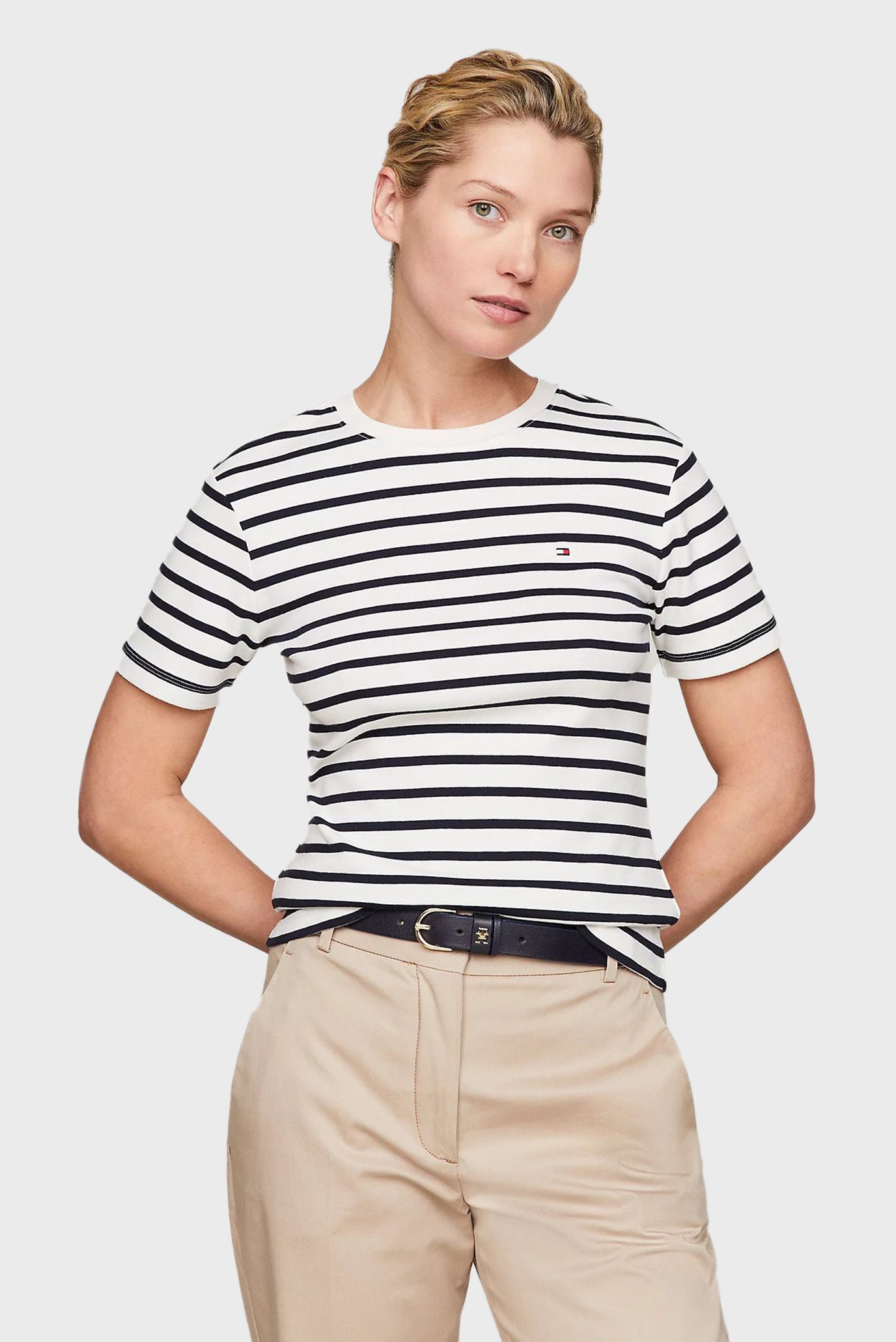 Женская футболка в полоску NEW SLIM CODY C-NK SS 1