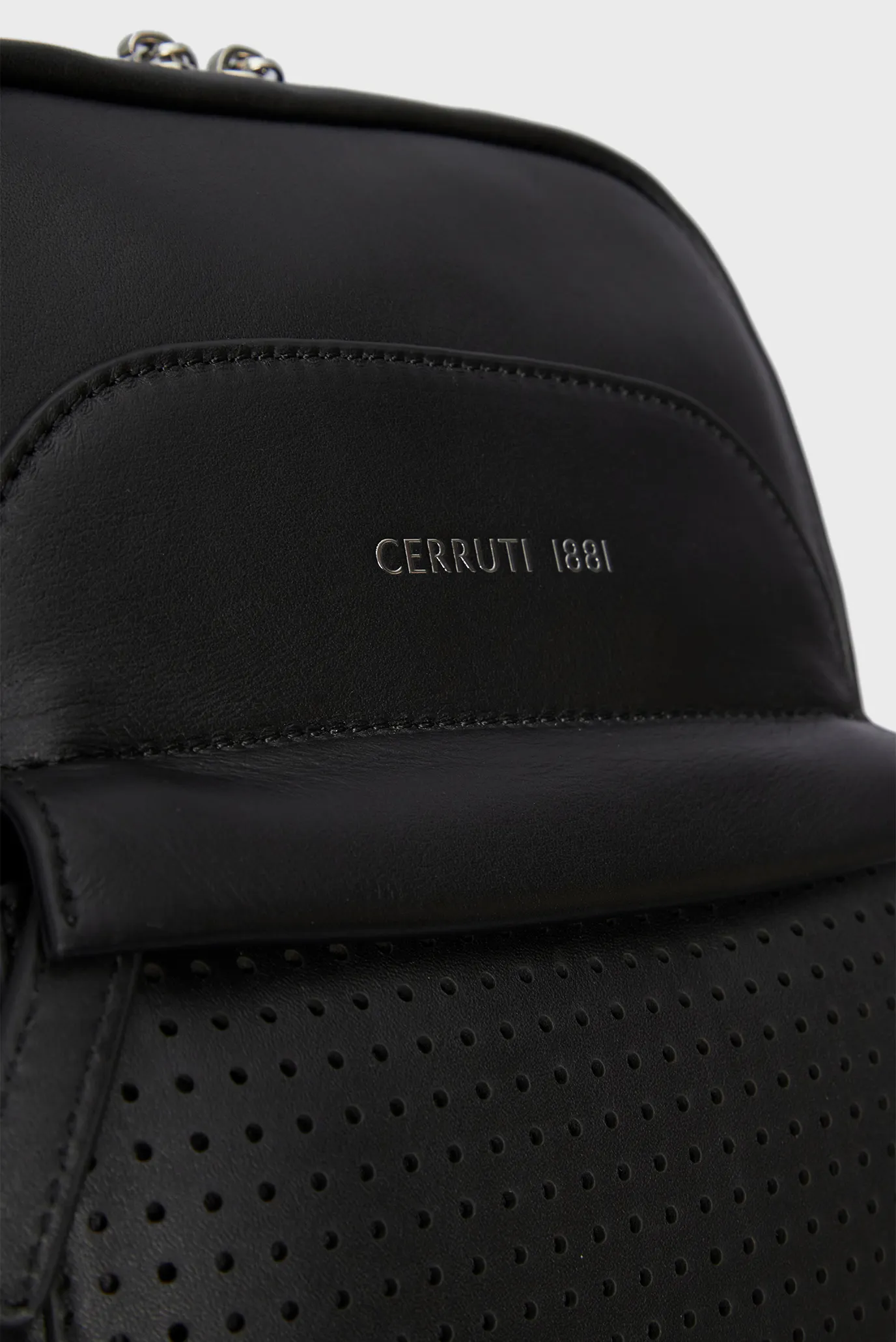 Чоловіча чорна шкіряна сумка BODYBAG JACK 2