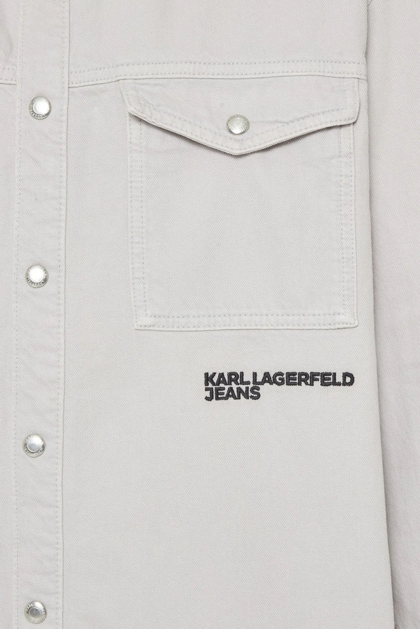 Женская серая рубашка overshirt 3