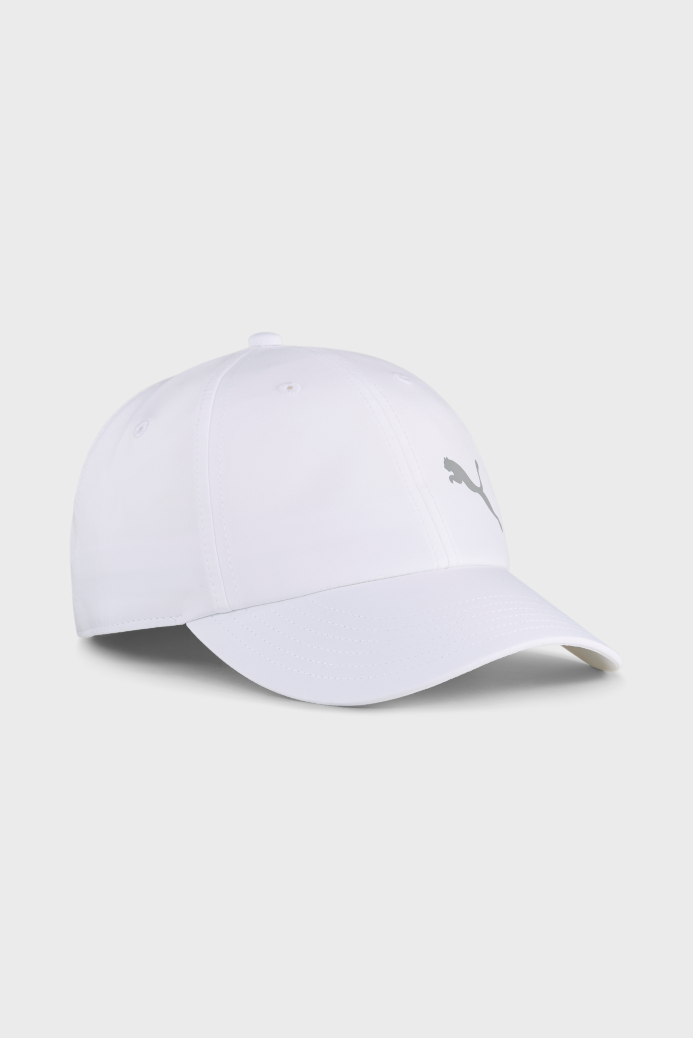 Біла кепка Poly Cotton Baseball Cap 1