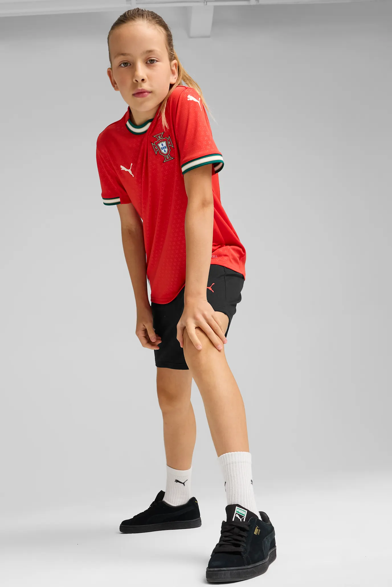 Дитяча червона футболка Portugal 2025 Home Jersey Youth 4