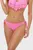 Женские розовые трусики от купальника