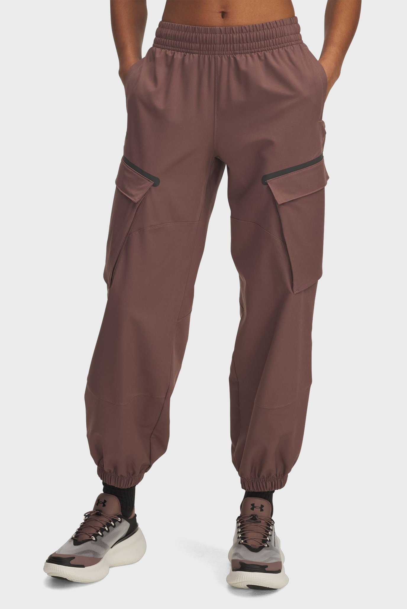 Женские коричневые спортивные брюки UA Unstoppable Cargo Pants Коричневый XS Under Armour 1386481-256 Женские коричневые спортивные брюки UA Unstoppable Cargo Pants Коричневый XS Under Armour 1386481-256