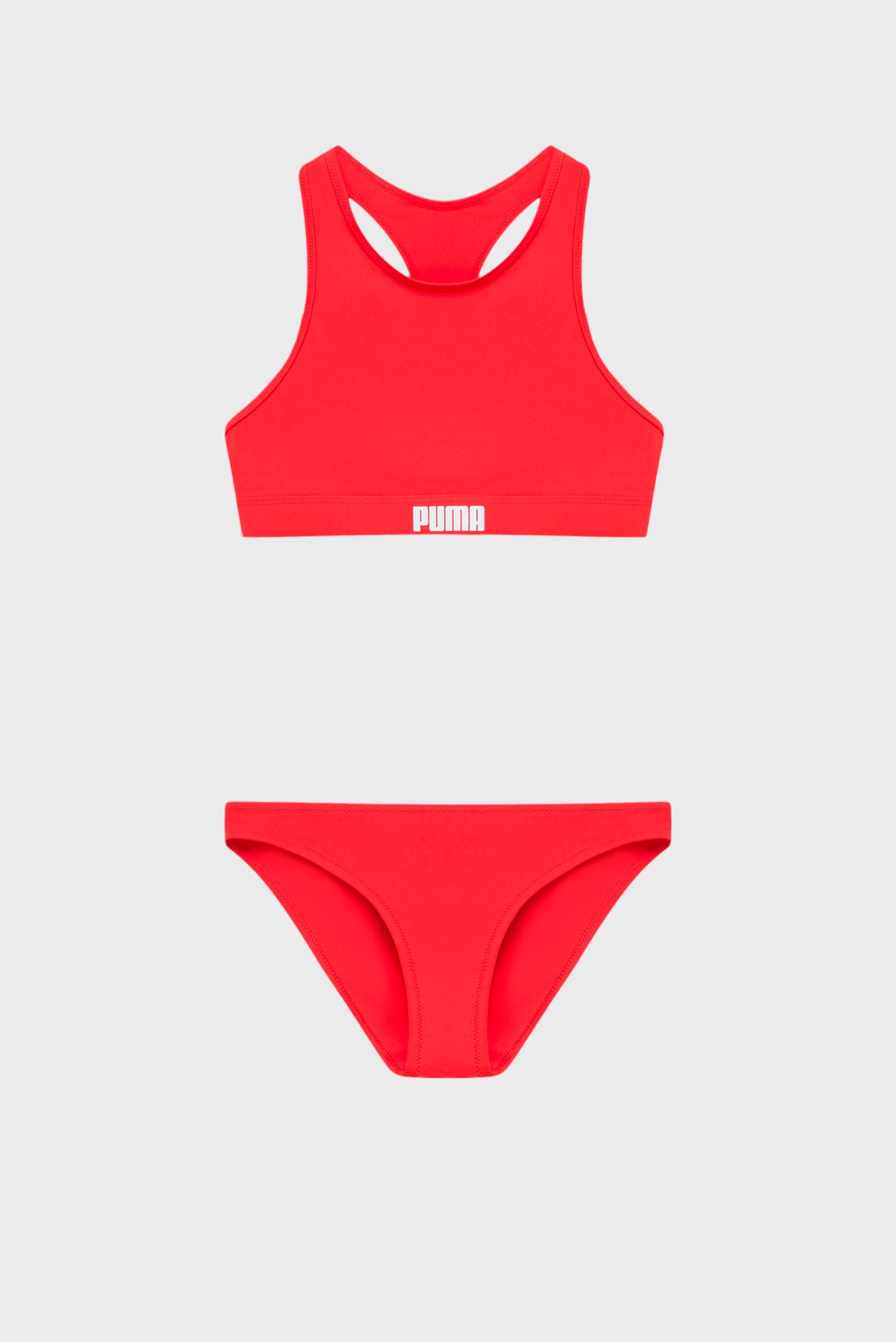 Дитячий червоний купальник PUMA Girls’‎ Racerback Bikini Set 1