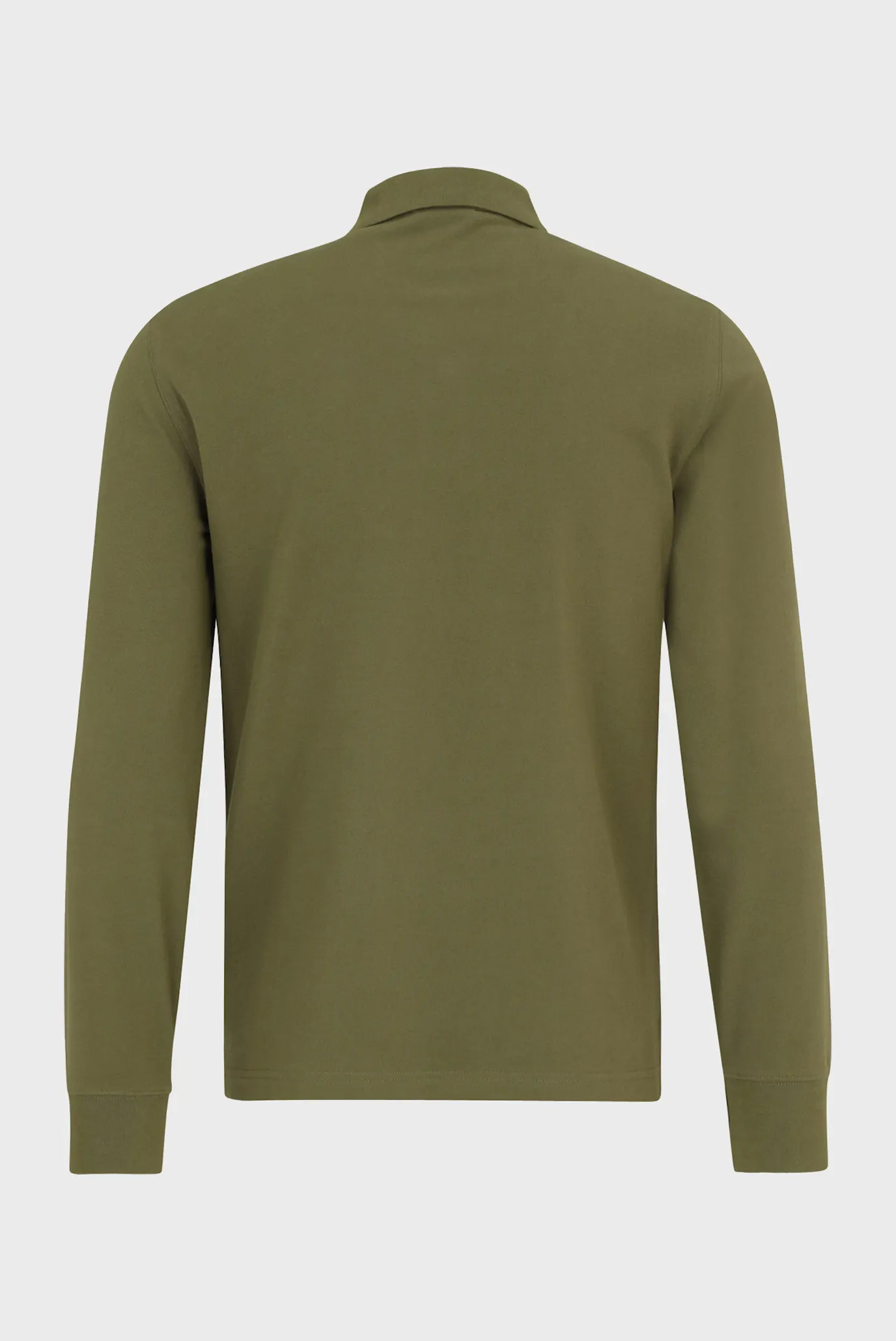 Чоловіче оливкове поло REG SHIELD LS PIQUE RUGGER 2