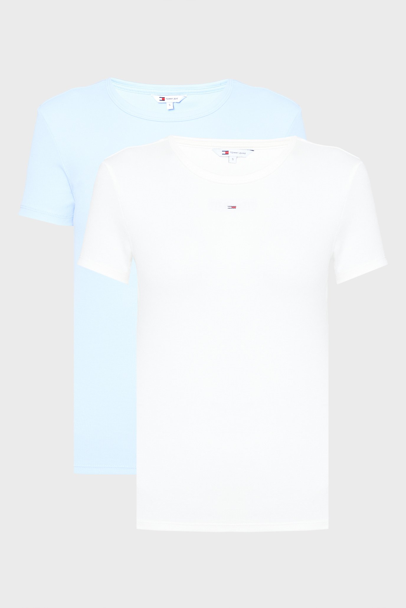 Женская футболка (2 шт) TJW 2PACK SLIM ESSENTIAL RIB SS Разноцветный XS Tommy Jeans DW0DW21430 Женская футболка (2 шт) TJW 2PACK SLIM ESSENTIAL RIB SS Разноцветный XS Tommy Jeans DW0DW21430