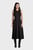 Женское черное платье Corset flare