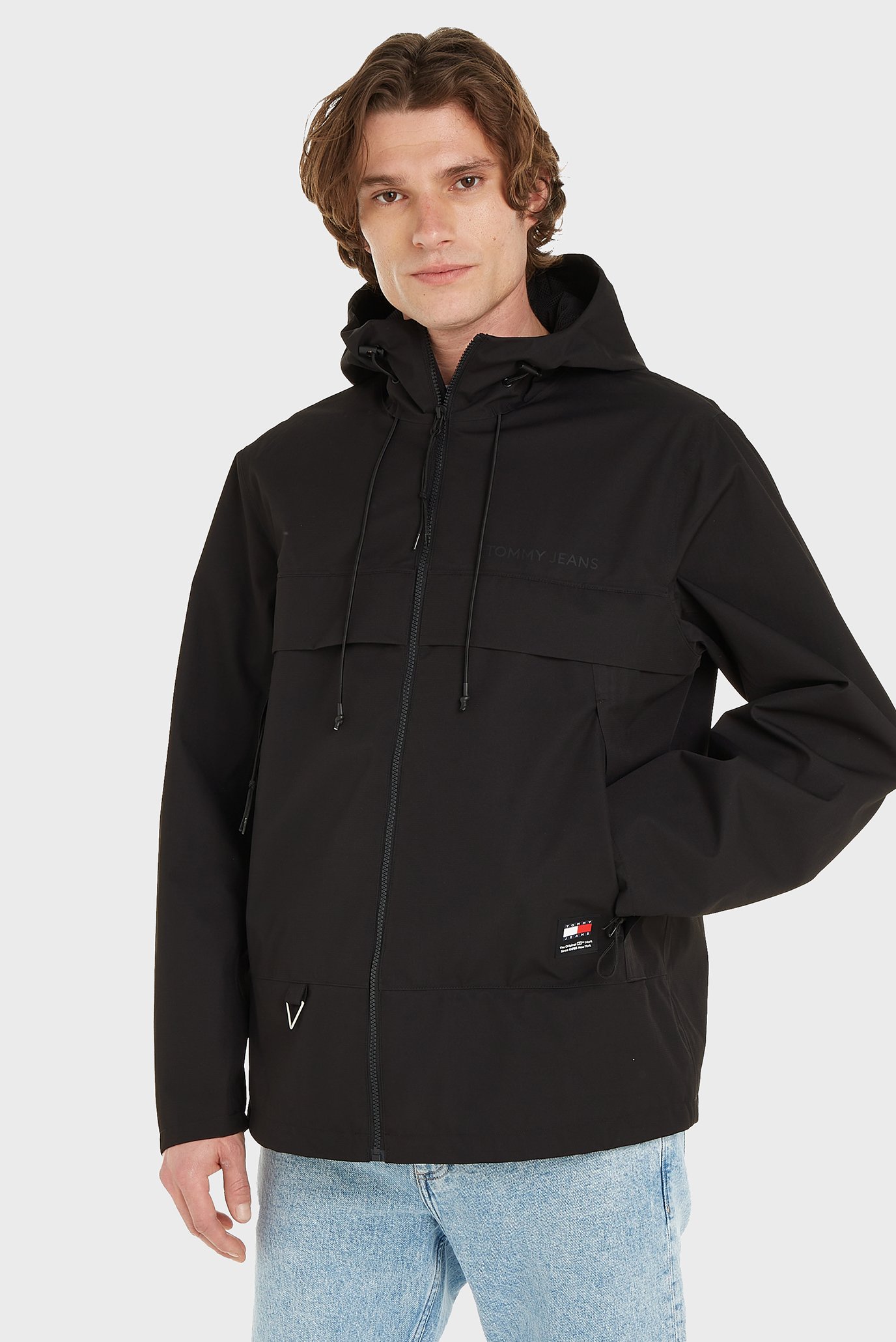 Мужская черная куртка TJM TECH OUTDOOR CHICAGO EXT Черный M Tommy Jeans DM0DM17889 Мужская черная куртка TJM TECH OUTDOOR CHICAGO EXT Черный M Tommy Jeans DM0DM17889