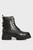 Женские черные кожаные ботинки Sinclair