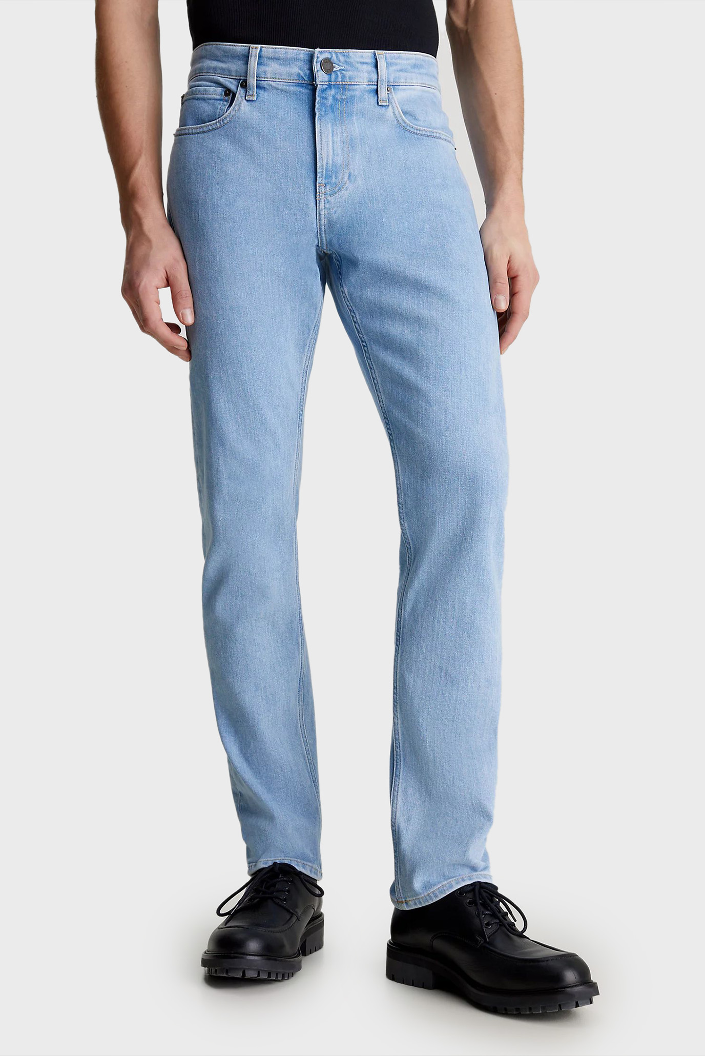 Чоловічі блакитні джинси SLIM FIT COOLMAX LIGHT BLUE 1
