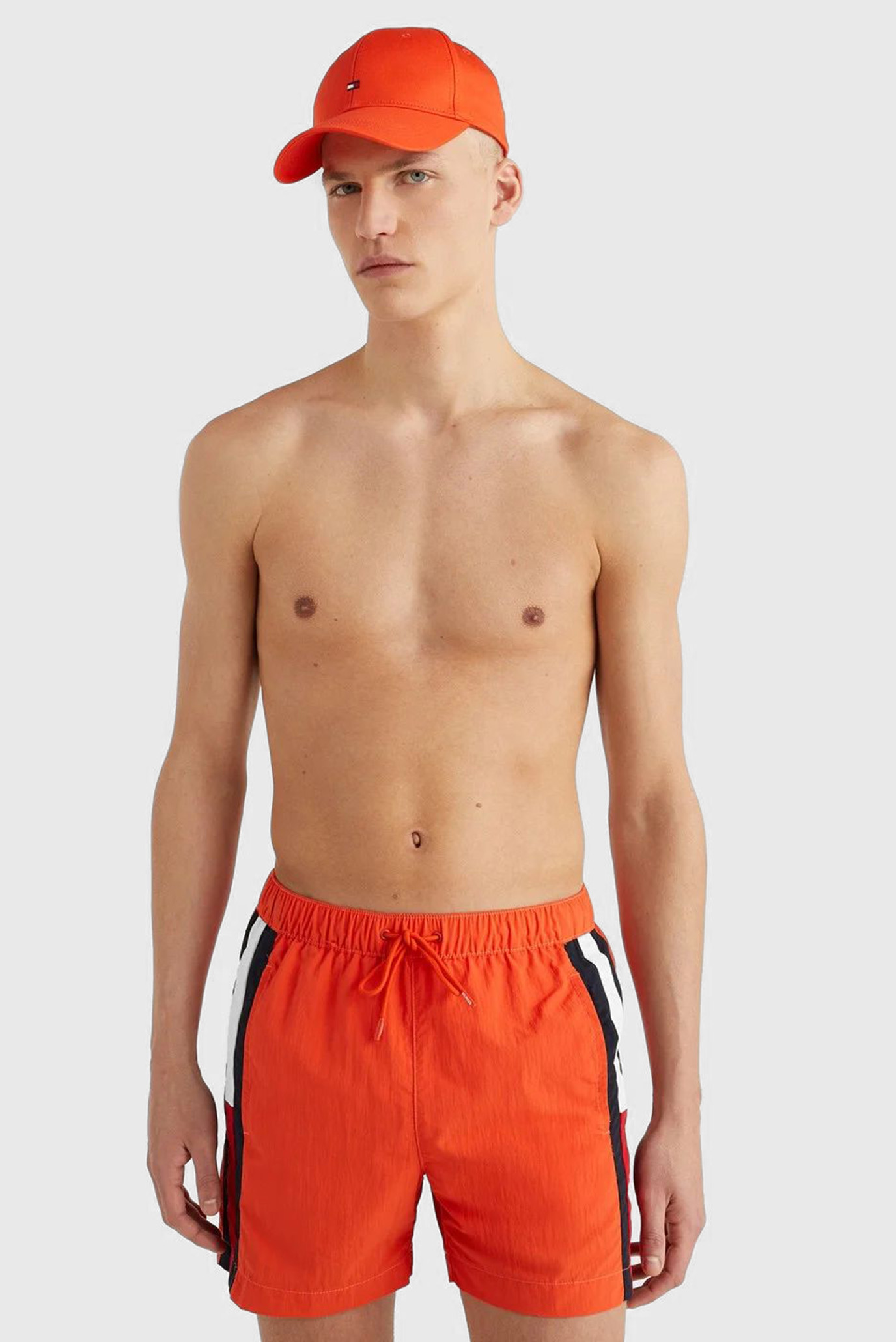 Мужские оранжевые плавательные шорты SF MEDIUM DRAWSTRING 1