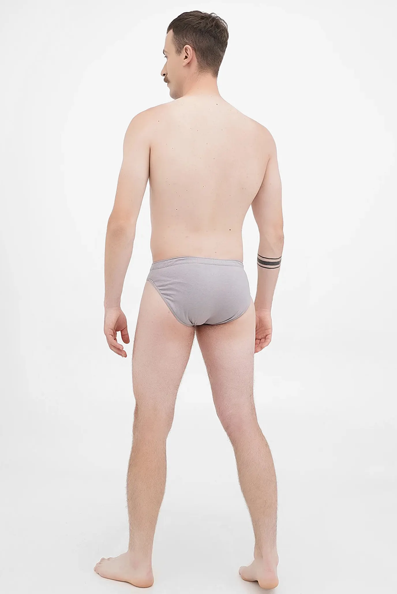 Мужские серые брифы 2