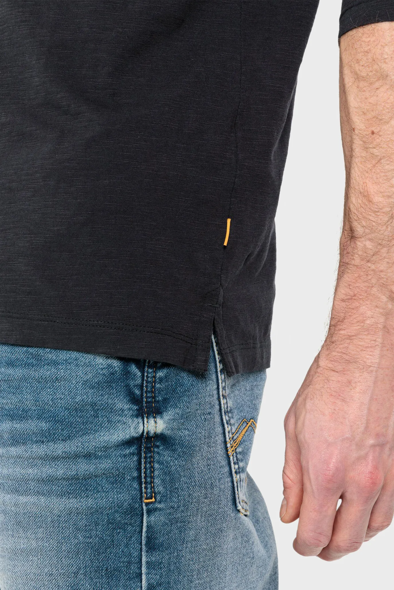 Чоловічий темно-сірий лонгслів 5