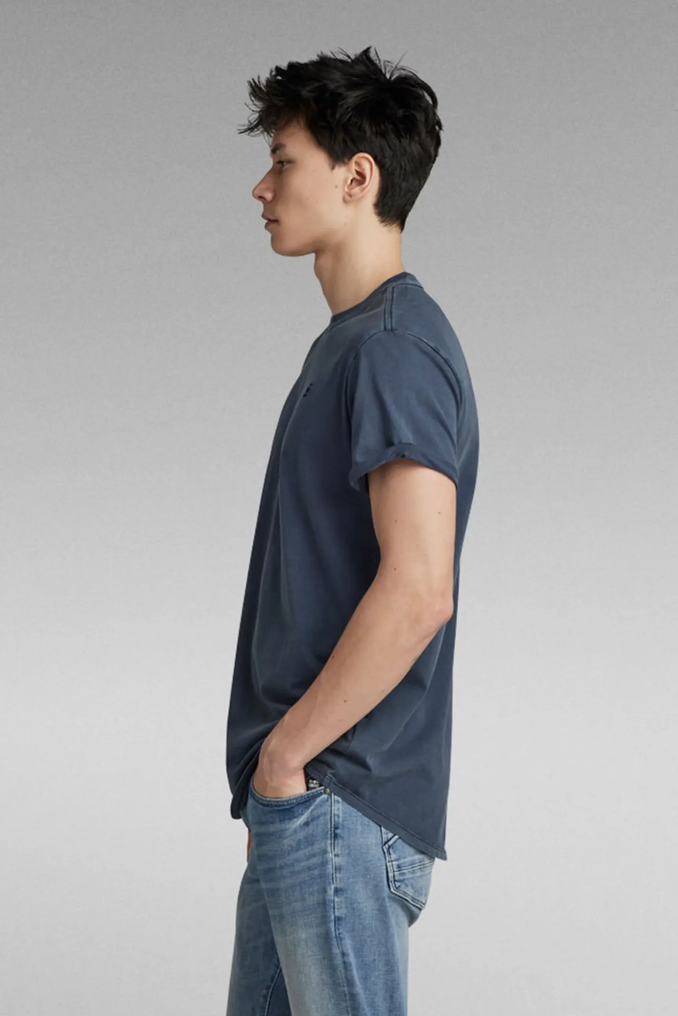 Чоловіча темно-синя футболка Lash 3