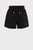 Детские черные шорты IRIDESCENT CK LOGO