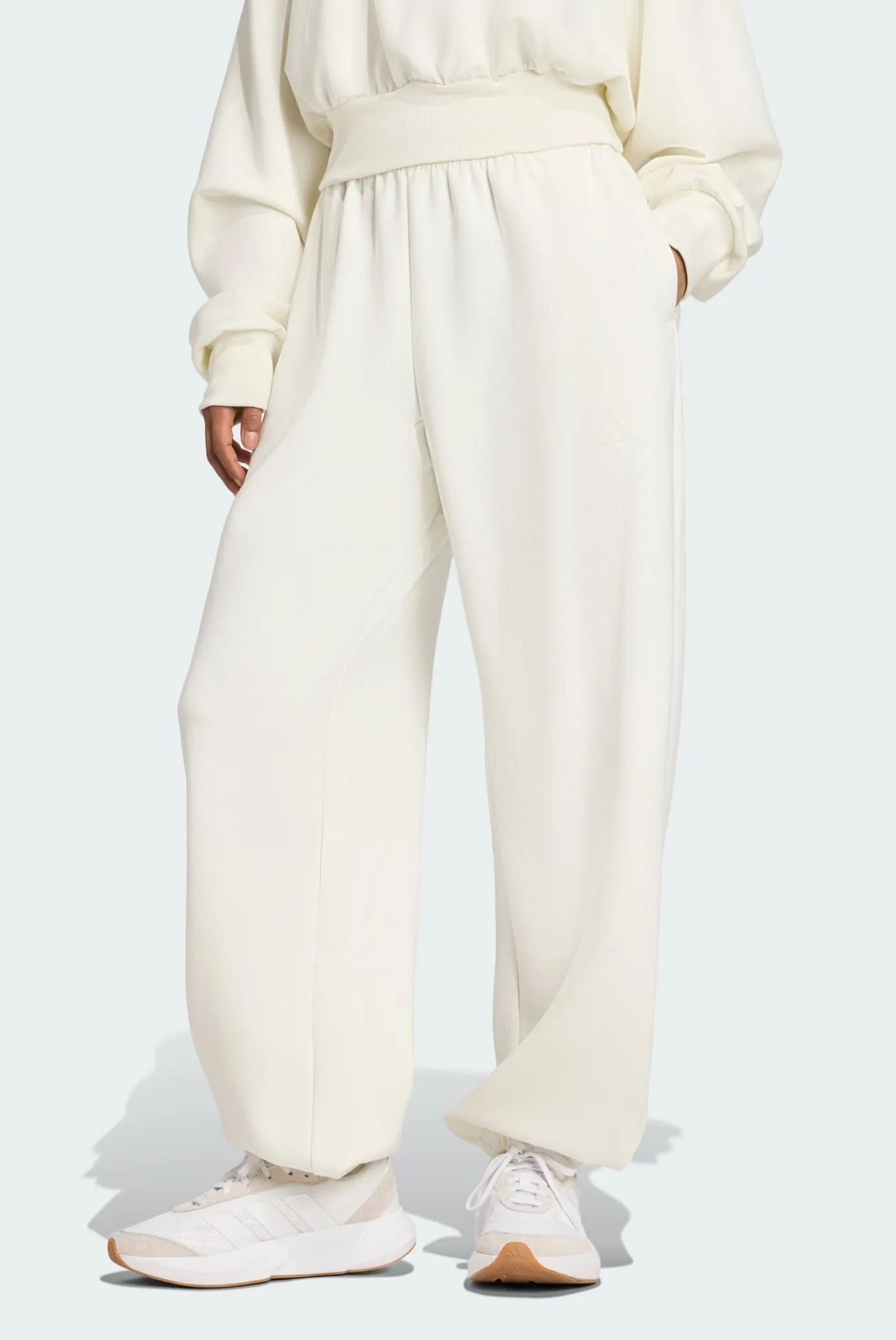 Женские белые спортивные брюки ALL SZN Soft Lux Loose adidas