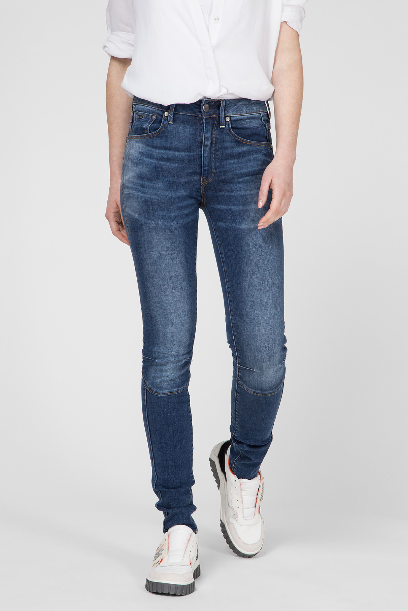 Жіночі сині джинси Biwes High Skinny 1