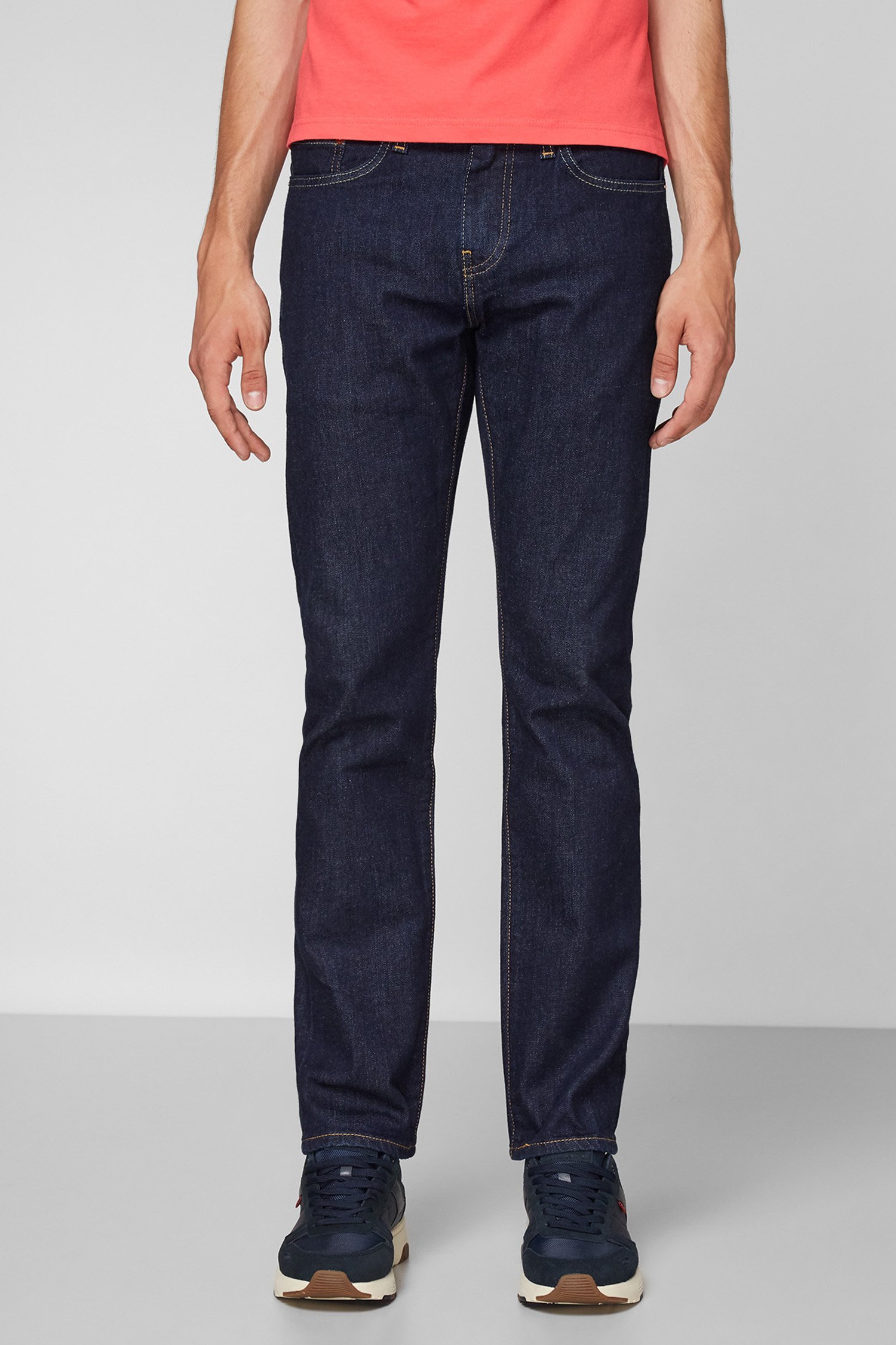Чоловічі темно-сині джинси Taper 1