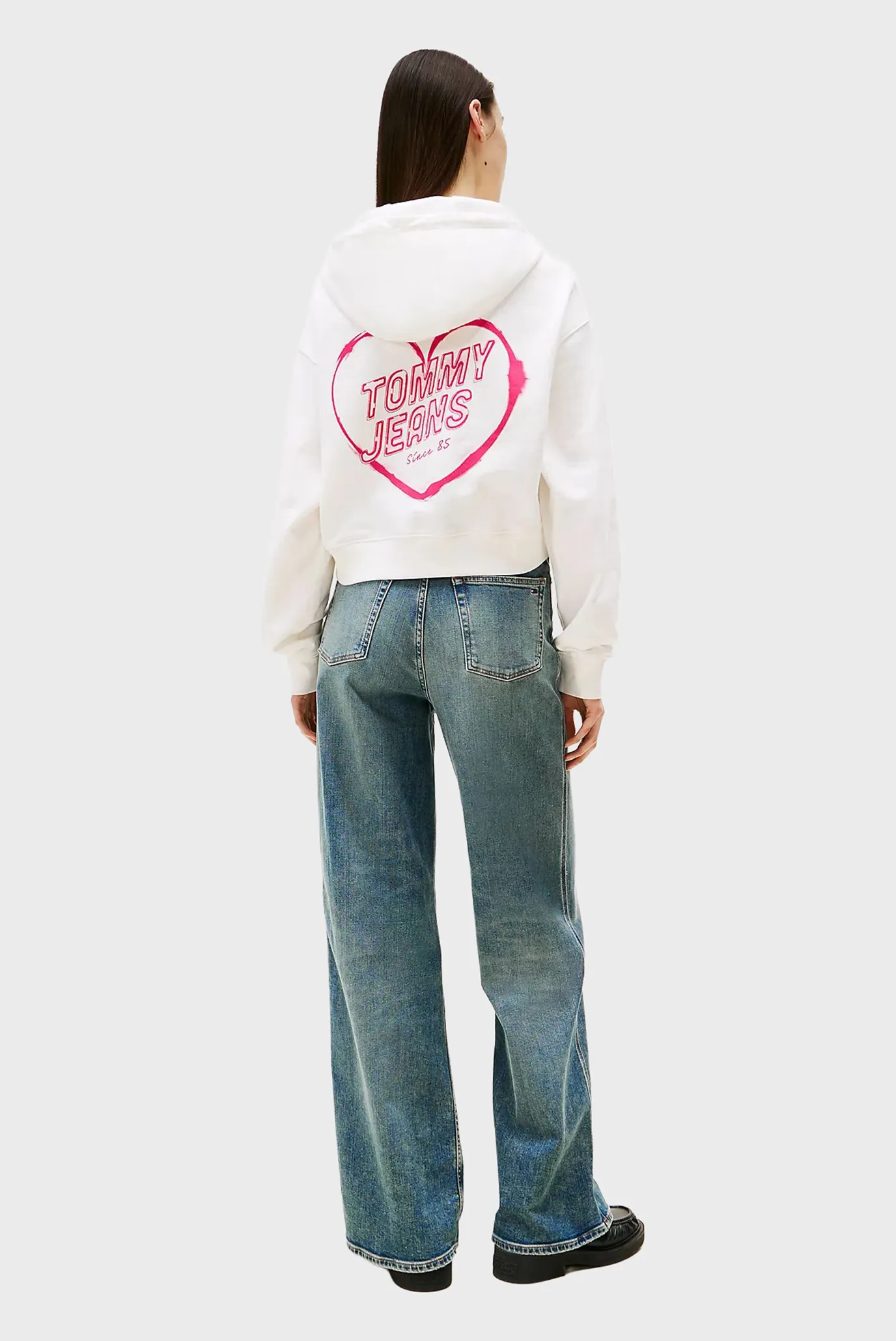 Жіноче біле худі RLX CRP HEART 3