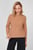 Женский бежевый шерстяной свитер COZY STRUCTURE