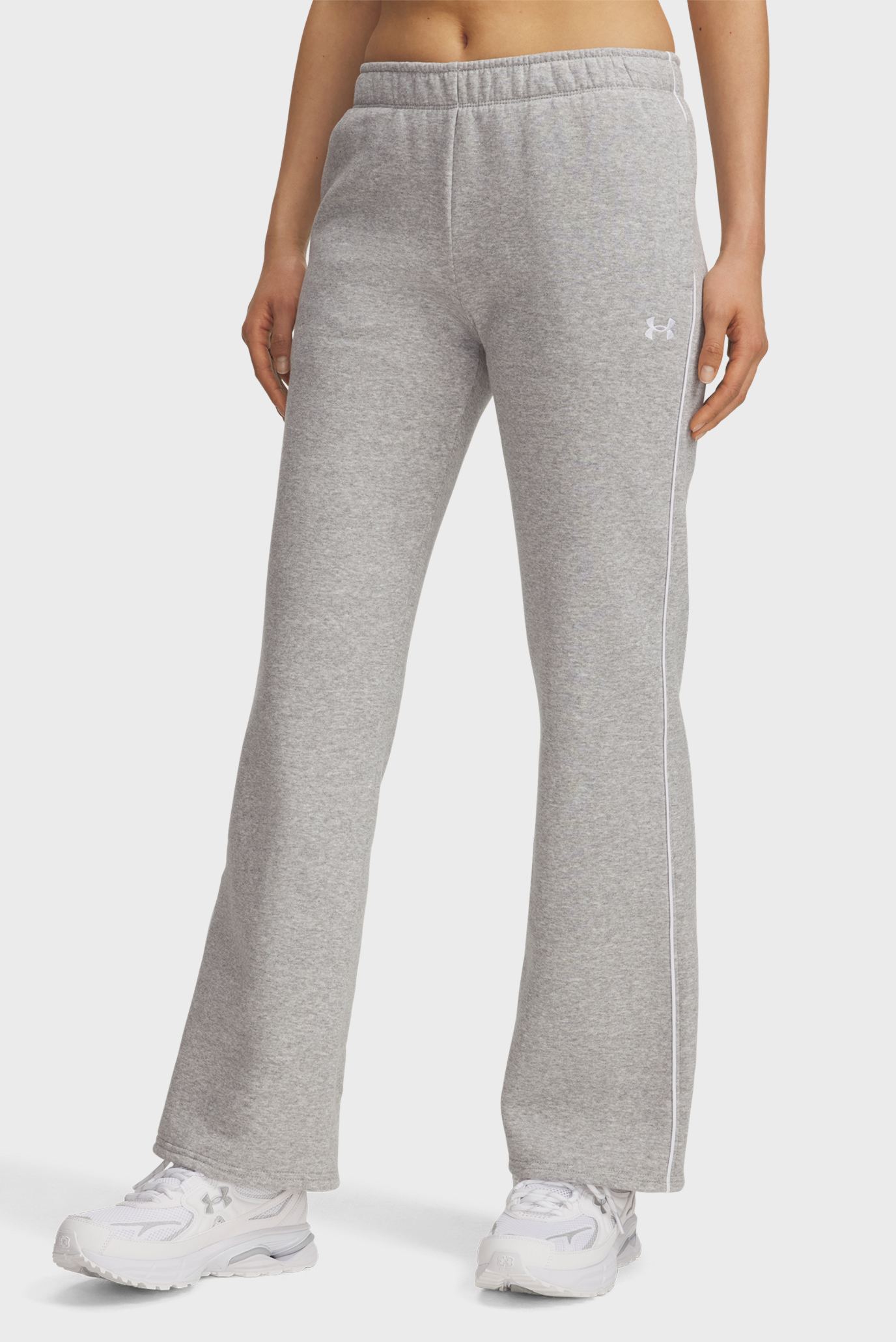 Женские серые спортивные брюки UA Rival Flc Piped Pant Серый XL Under Armour 6003711-011 Женские серые спортивные брюки UA Rival Flc Piped Pant Серый XL Under Armour 6003711-011