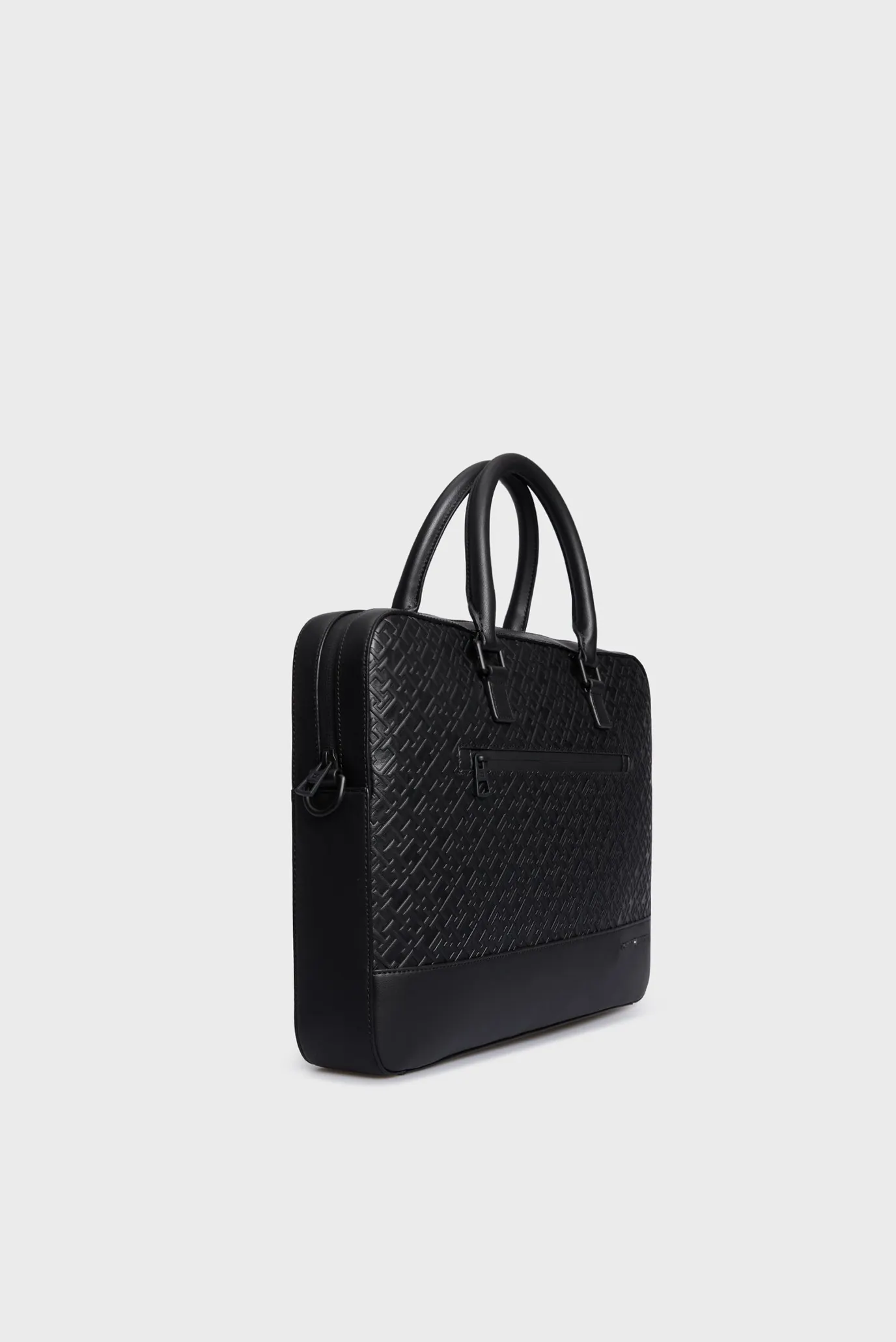 Мужская черная сумка для ноутбука TH MONOGRAM COMPUTER BAG 3