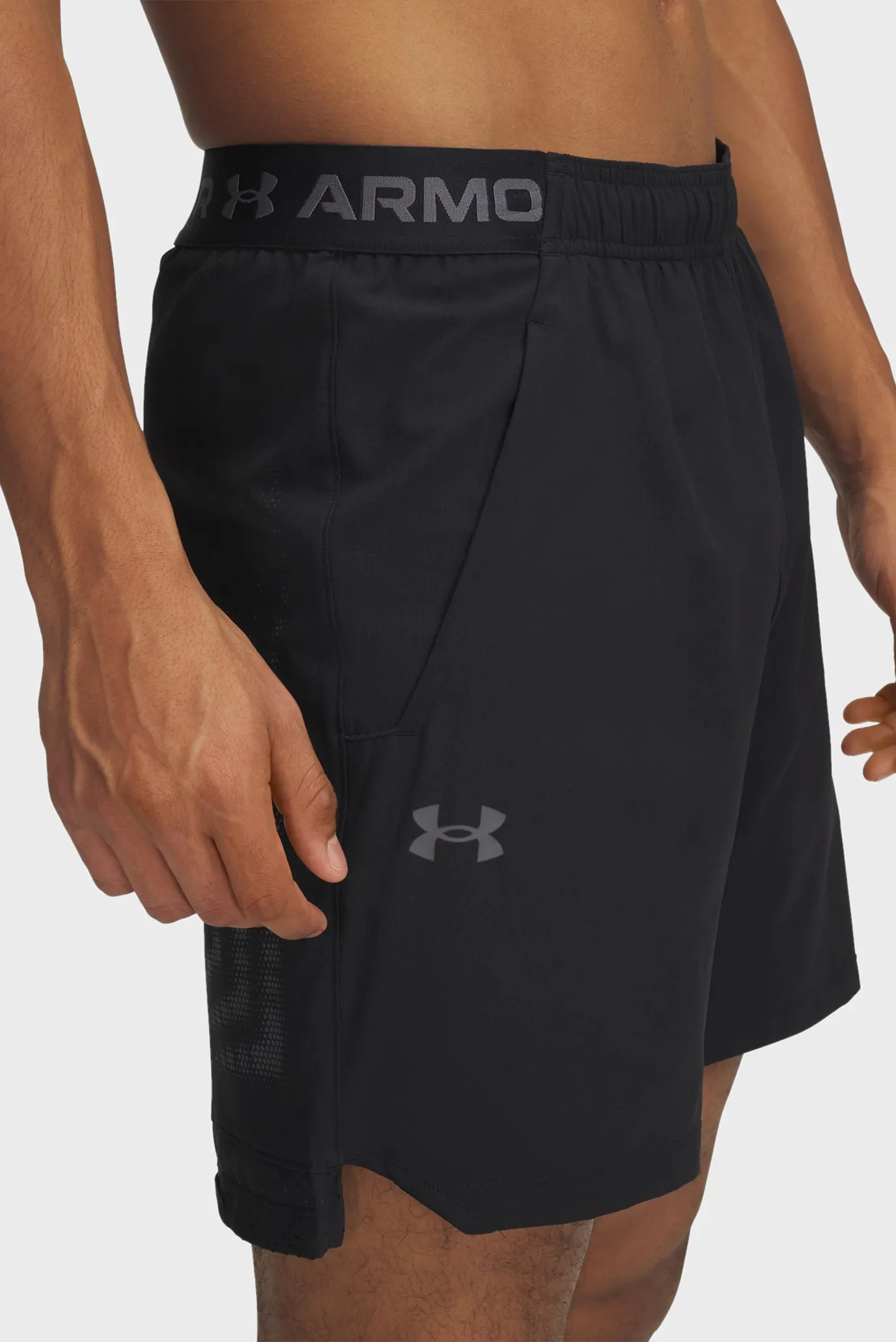Мужские черные шорты Vanish Woven 6in Graphic Sts Under Armour