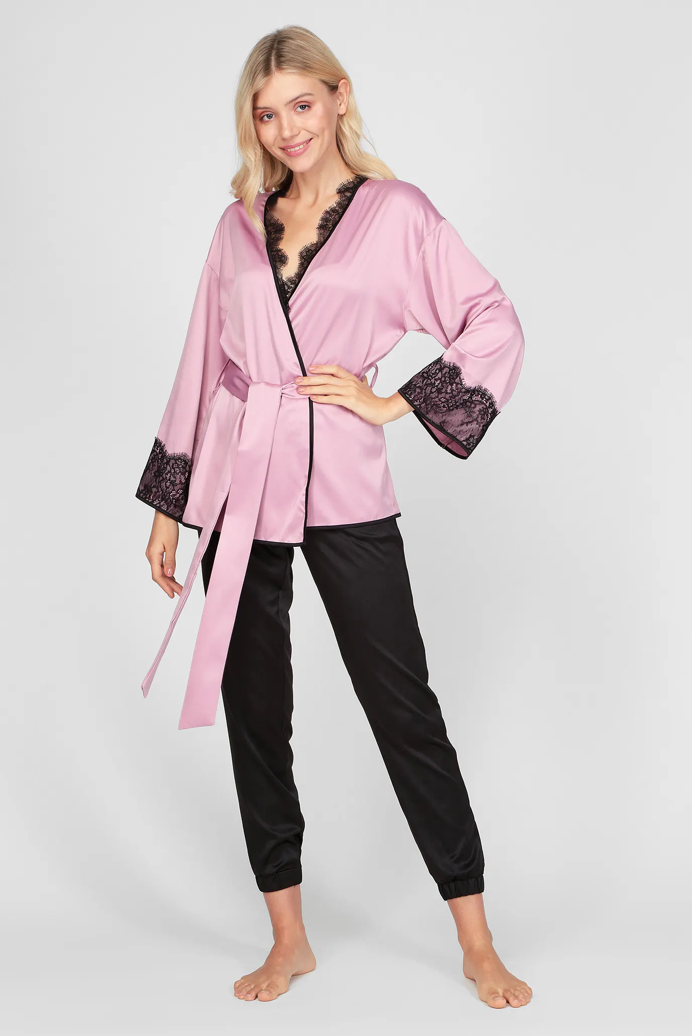 Жіноча піжама (кардиган, брюки) 3