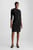 Женское черное платье SCUBA CREPE HALF SLEEVE DRESS