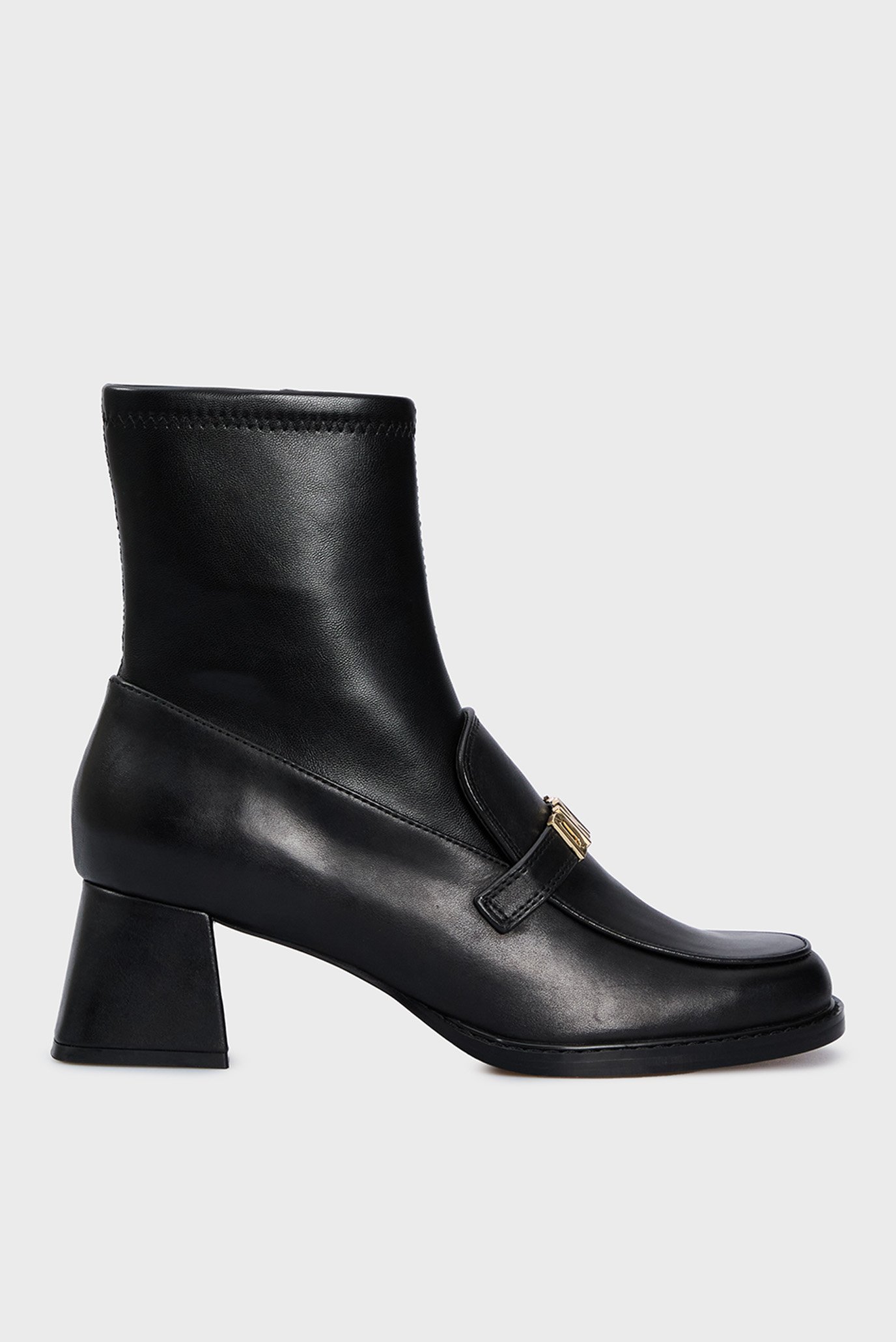Женские черные кожаные ботильоны Черный 39 DKNY K3387542 Женские черные кожаные ботильоны Черный 39 DKNY K3387542